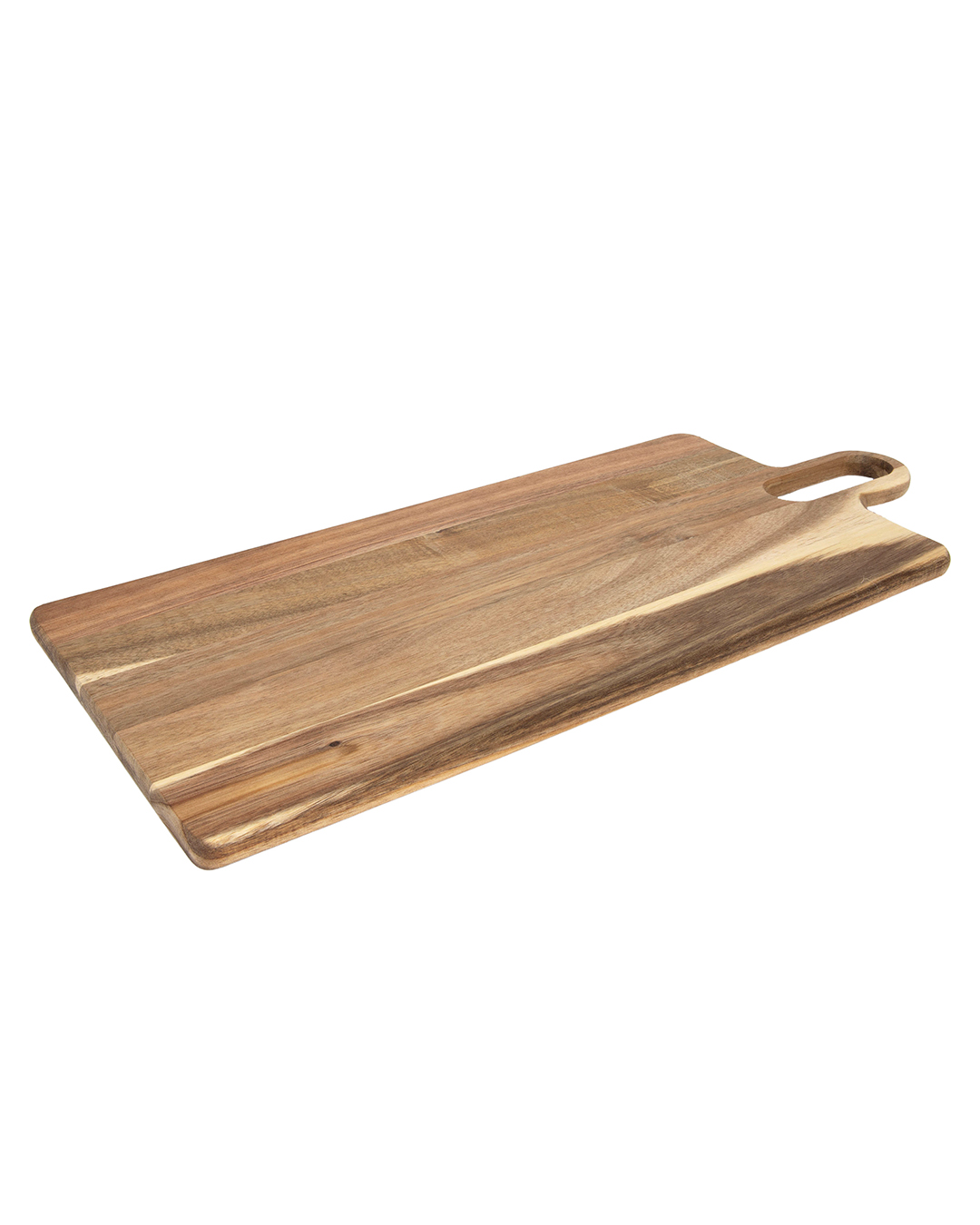 Tagliere rettangolare da 53 cm per tagliare e servire - Fronda Sodo - marrone, legno di acacia