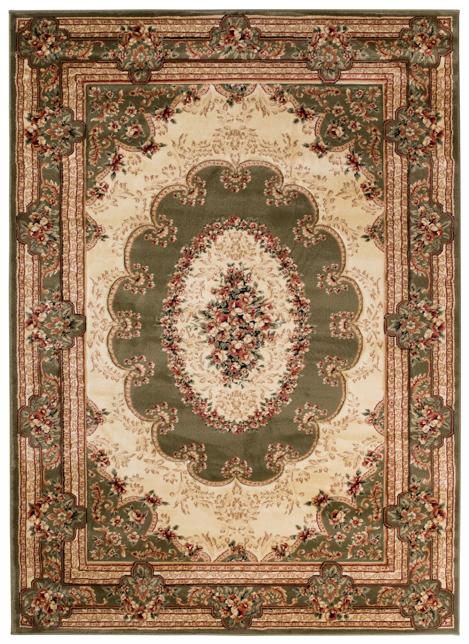 Tappeto tradizionale Yesemek 5889A LEMON GREEN - verde
