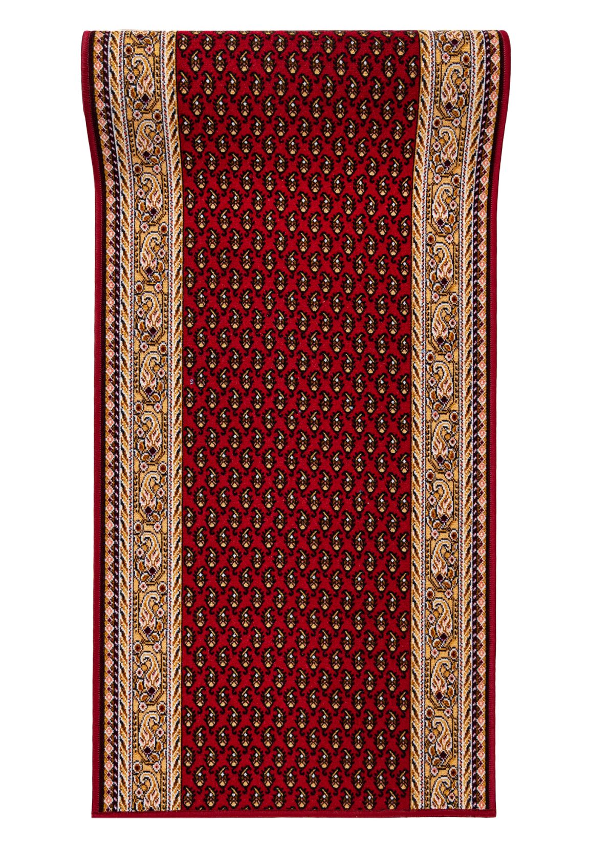Tappeto corridoio Al metro GUMAZEL INCA MONARCH - cornice, retrò, rosso