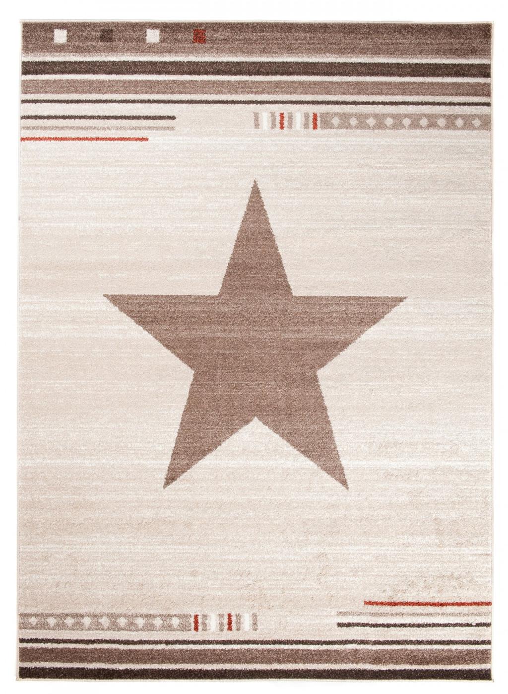 Tappeto Morocco Modern Star L916B CREAM - beige