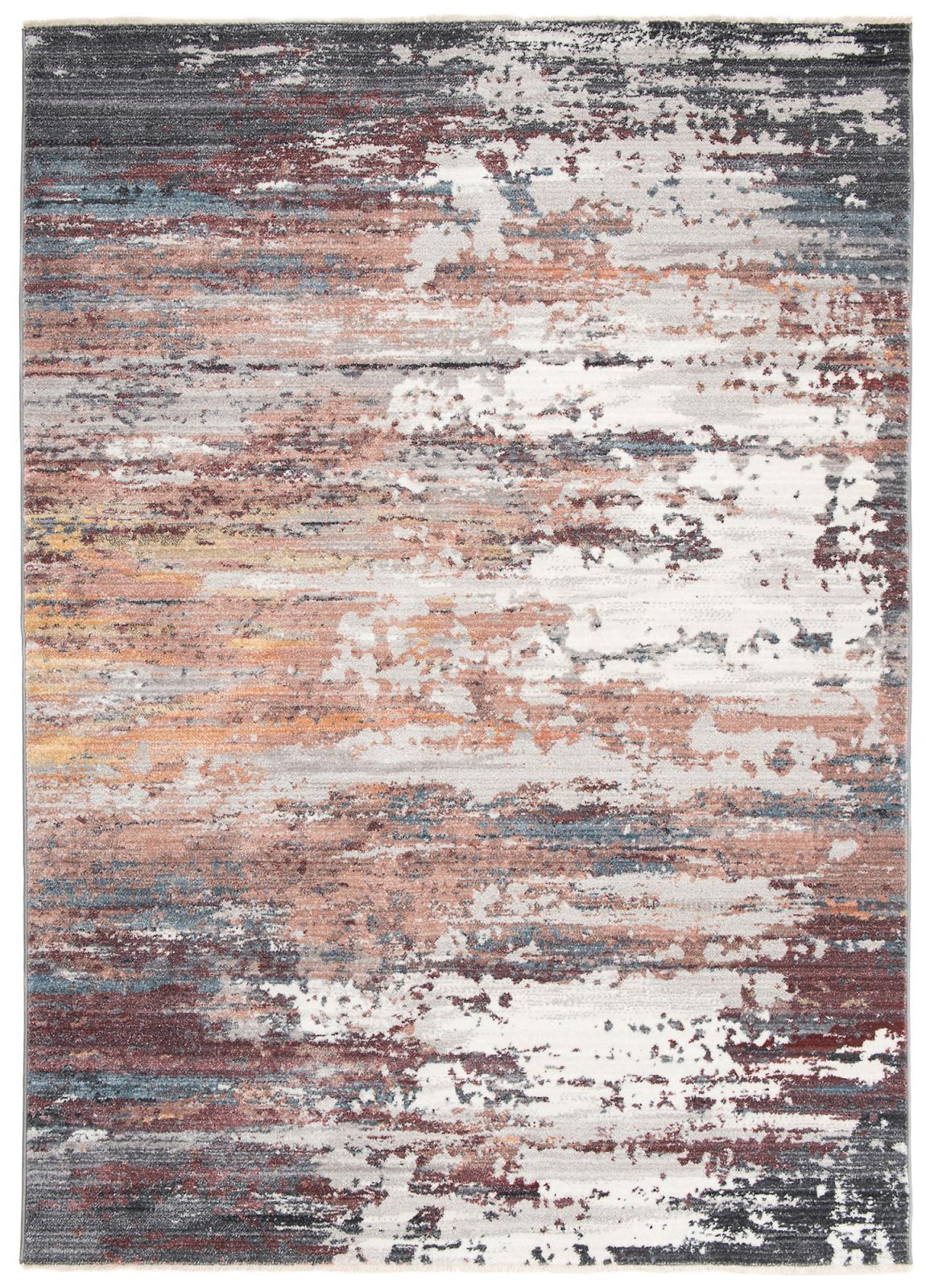 Tappeto Modern Mystic Abstract 3711A SILVER LGRAY - grigio, colorato