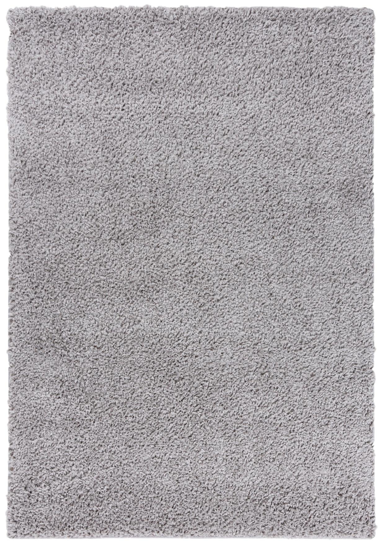 Tappeto Shaggy a pelo lungo Soho Circle monocolore P113A GRAY - grigio