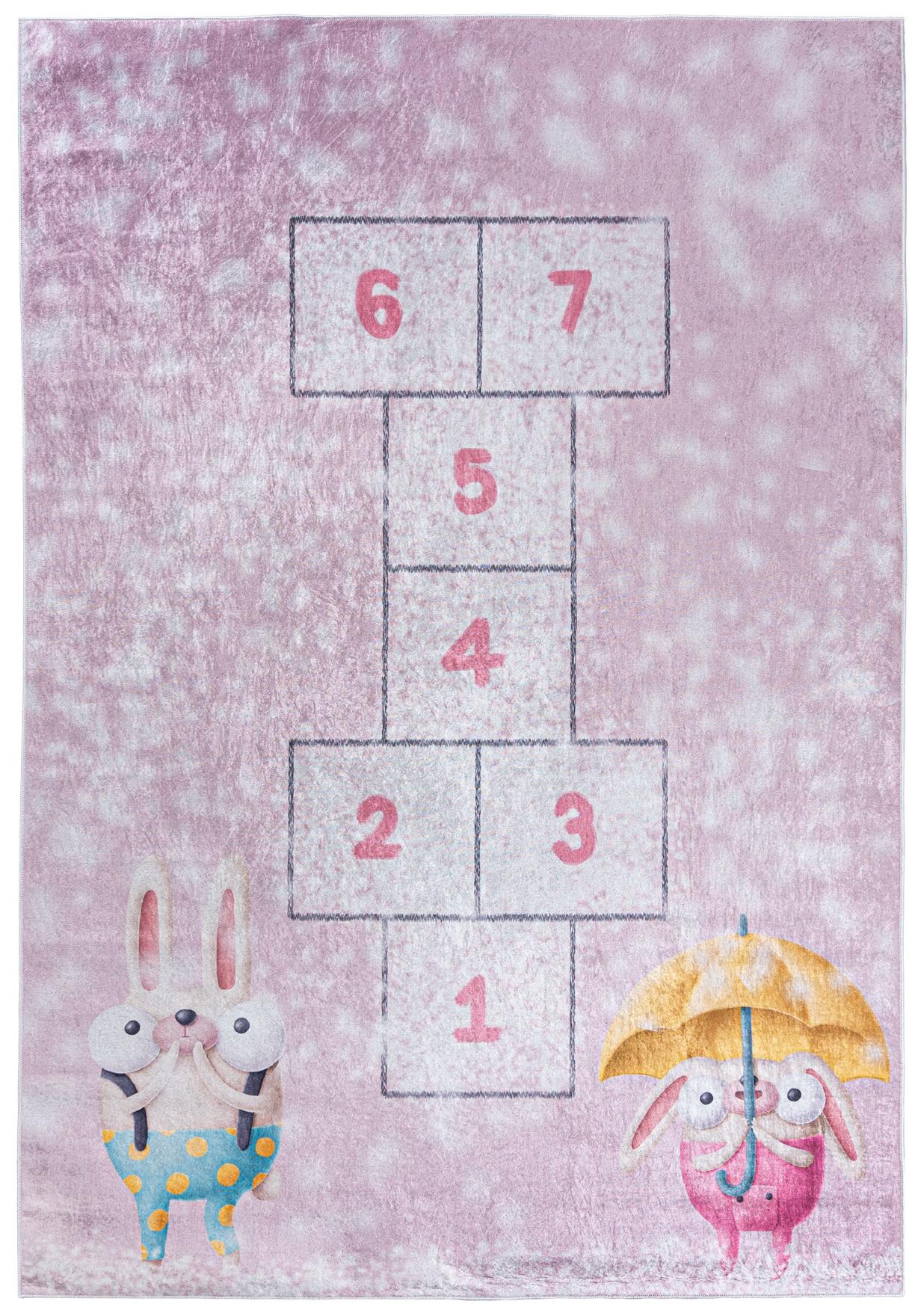 Tappeto per l'aula della bambina EMMA 2227 - rosa