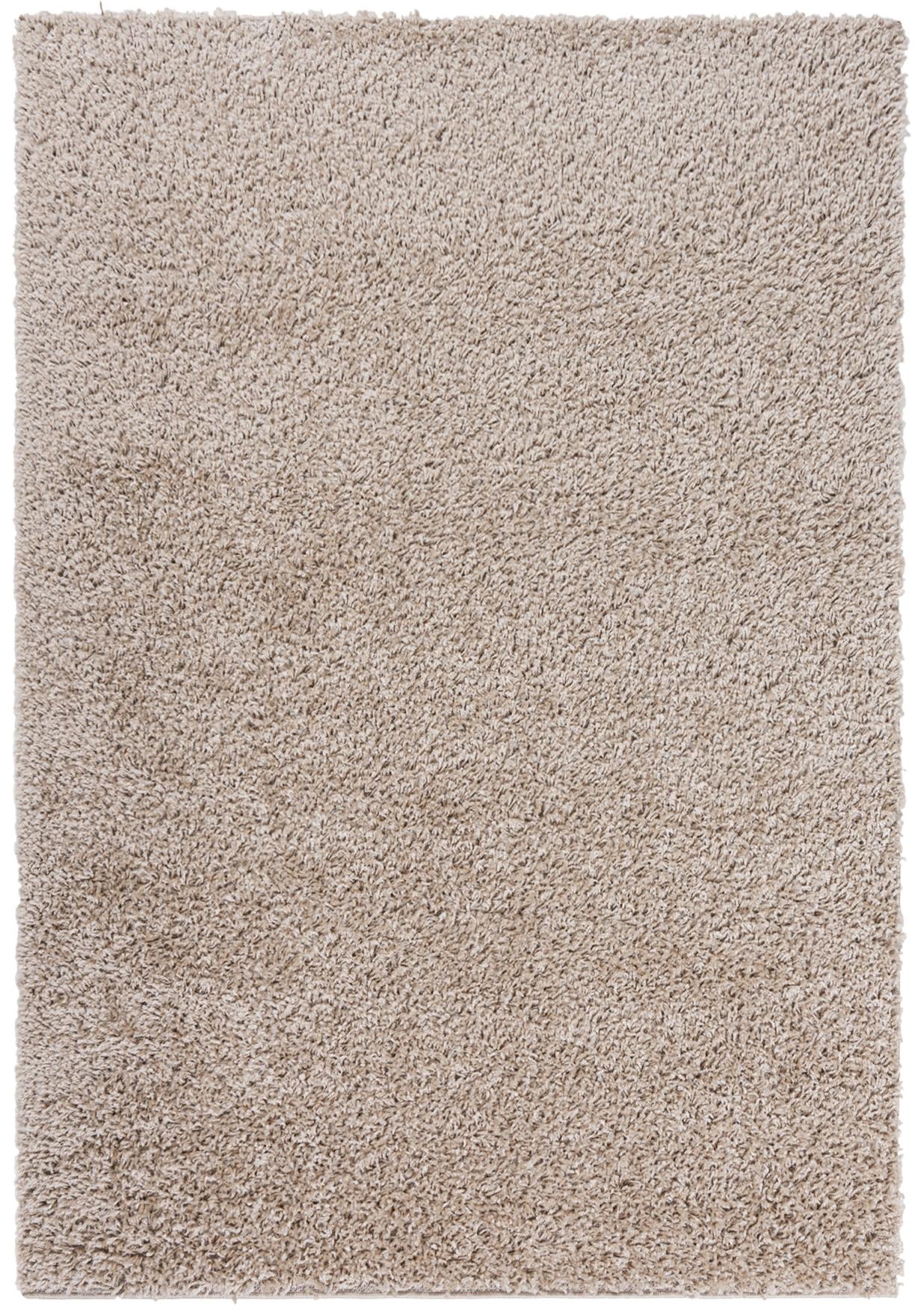 Tappeto monocolore Shaggy a pelo lungo Soho Circle P113A BEIGE3 - beige