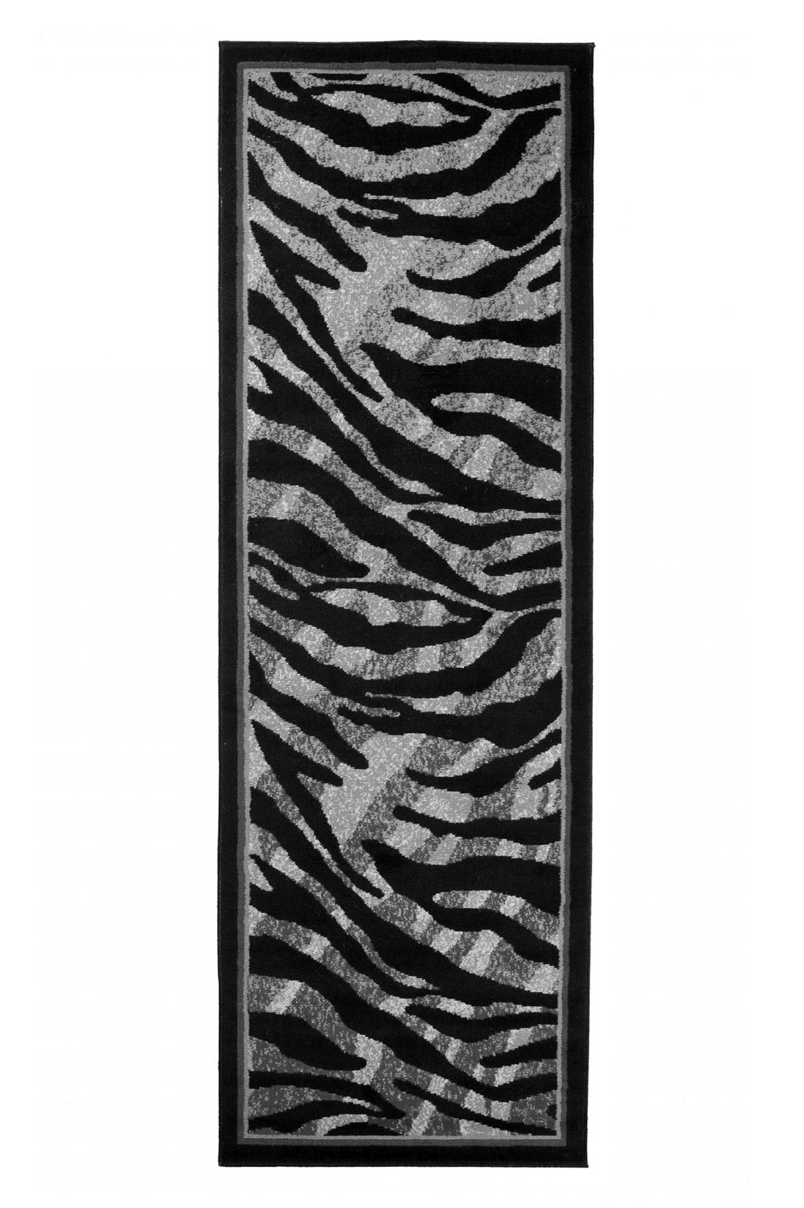 Tappeto Modern Dream Animal 6601C NERO - grigio