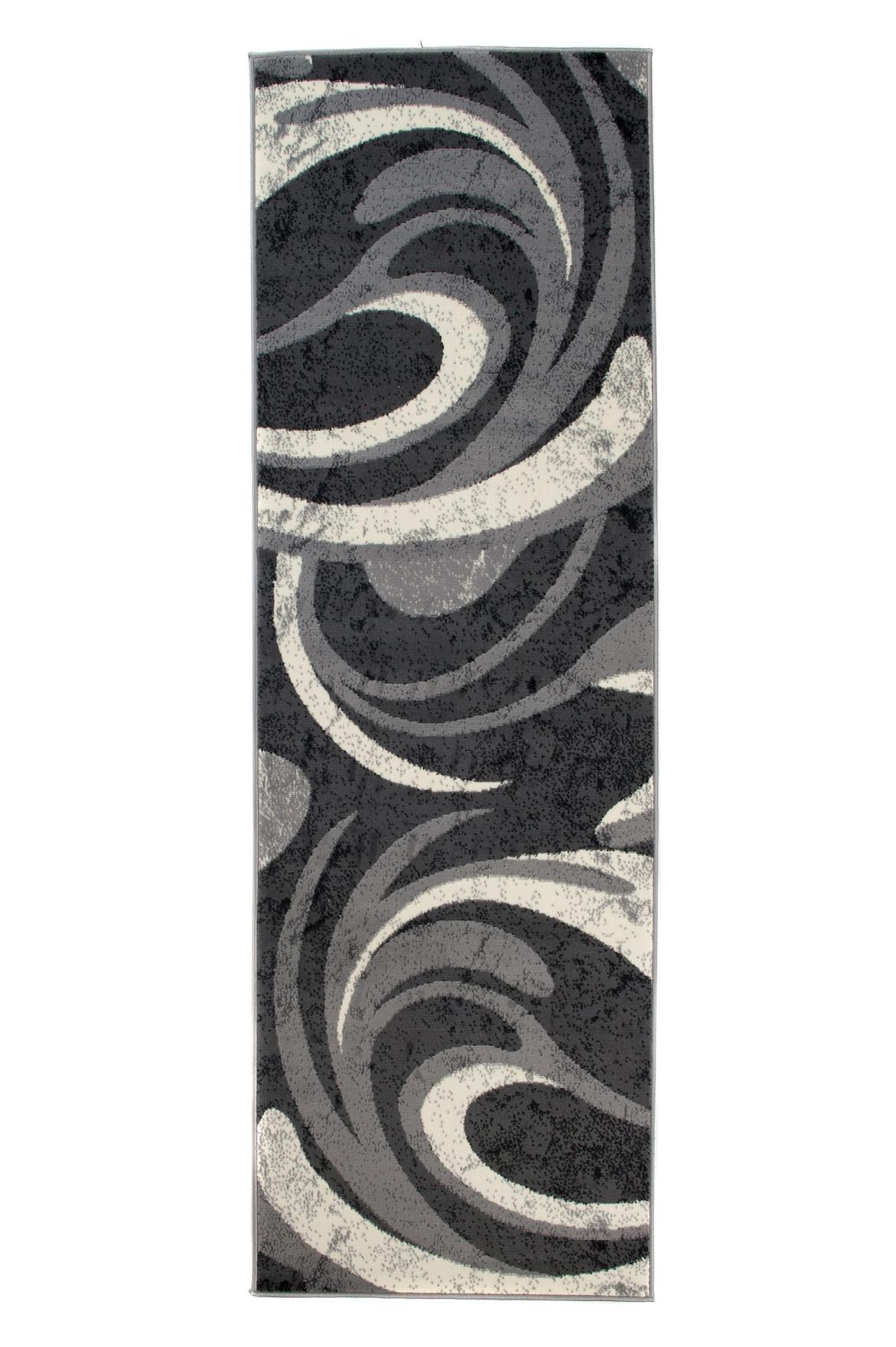 Tappeto Modern Dream Geometric Stripes 2641A DARK GRAY - grigio