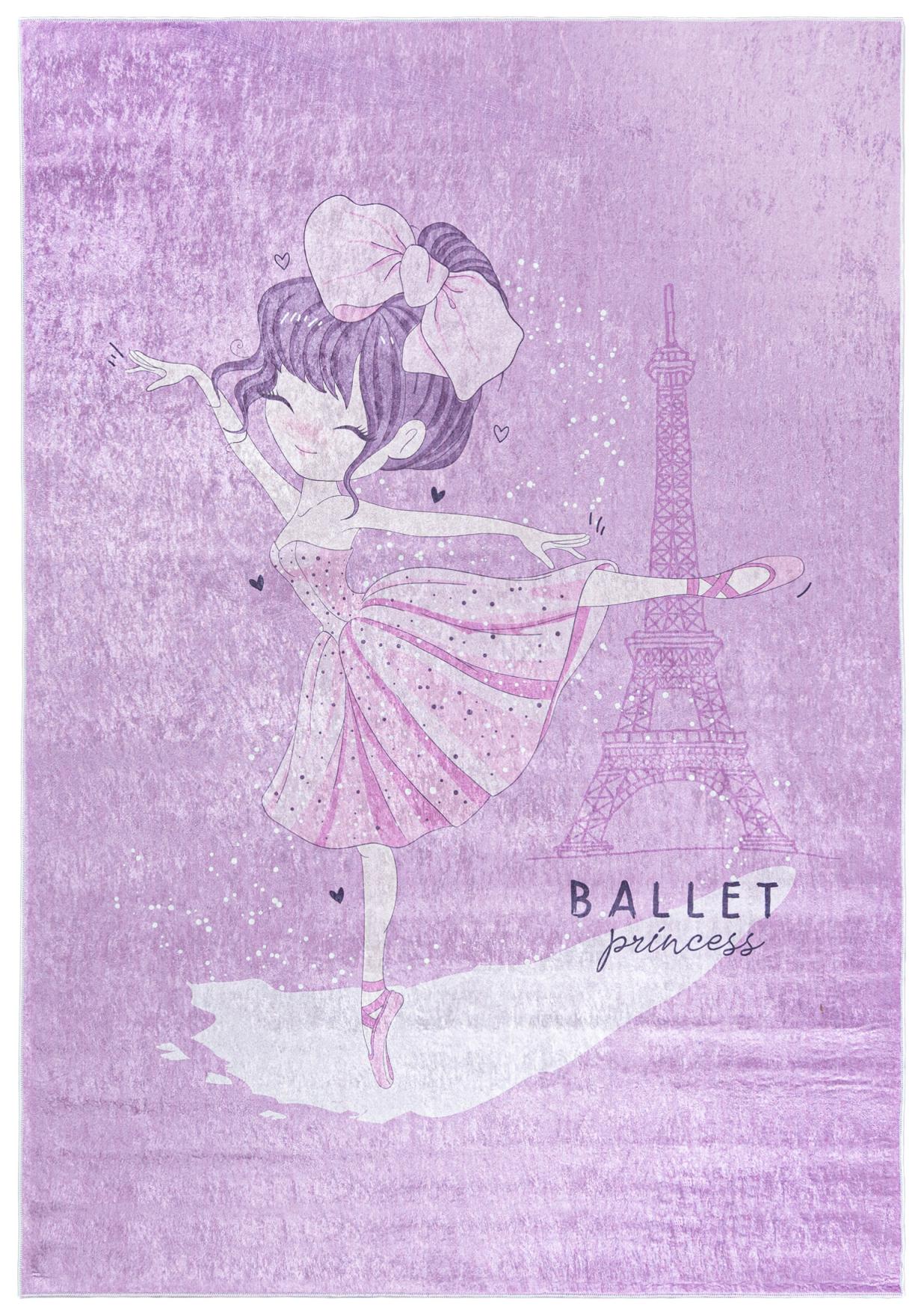 Tappeto per bambine Principessa Ballerina EMMA 41960 - rosa