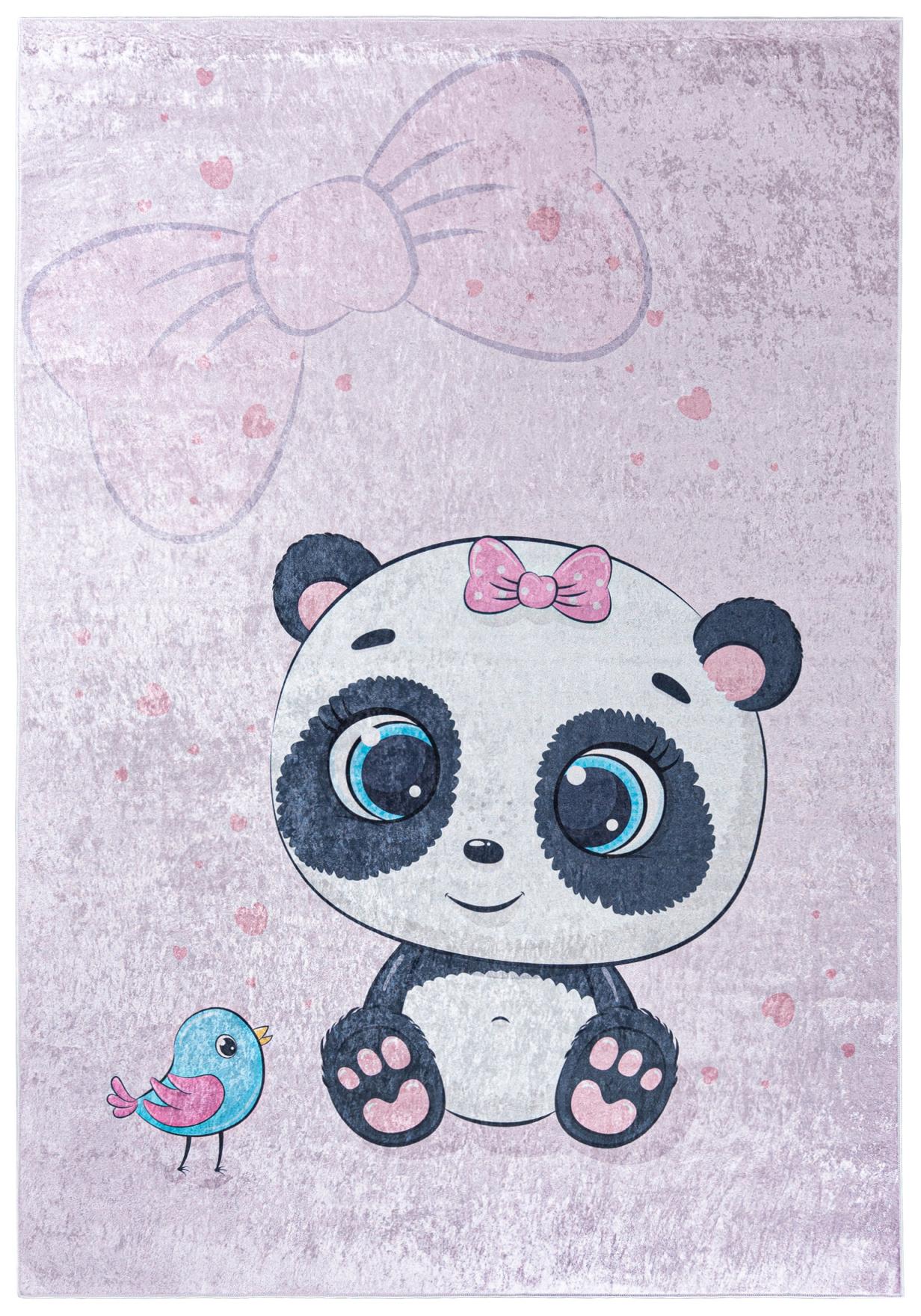 Tappeto Baby Orsetto Panda EMMA 2743 - rosa