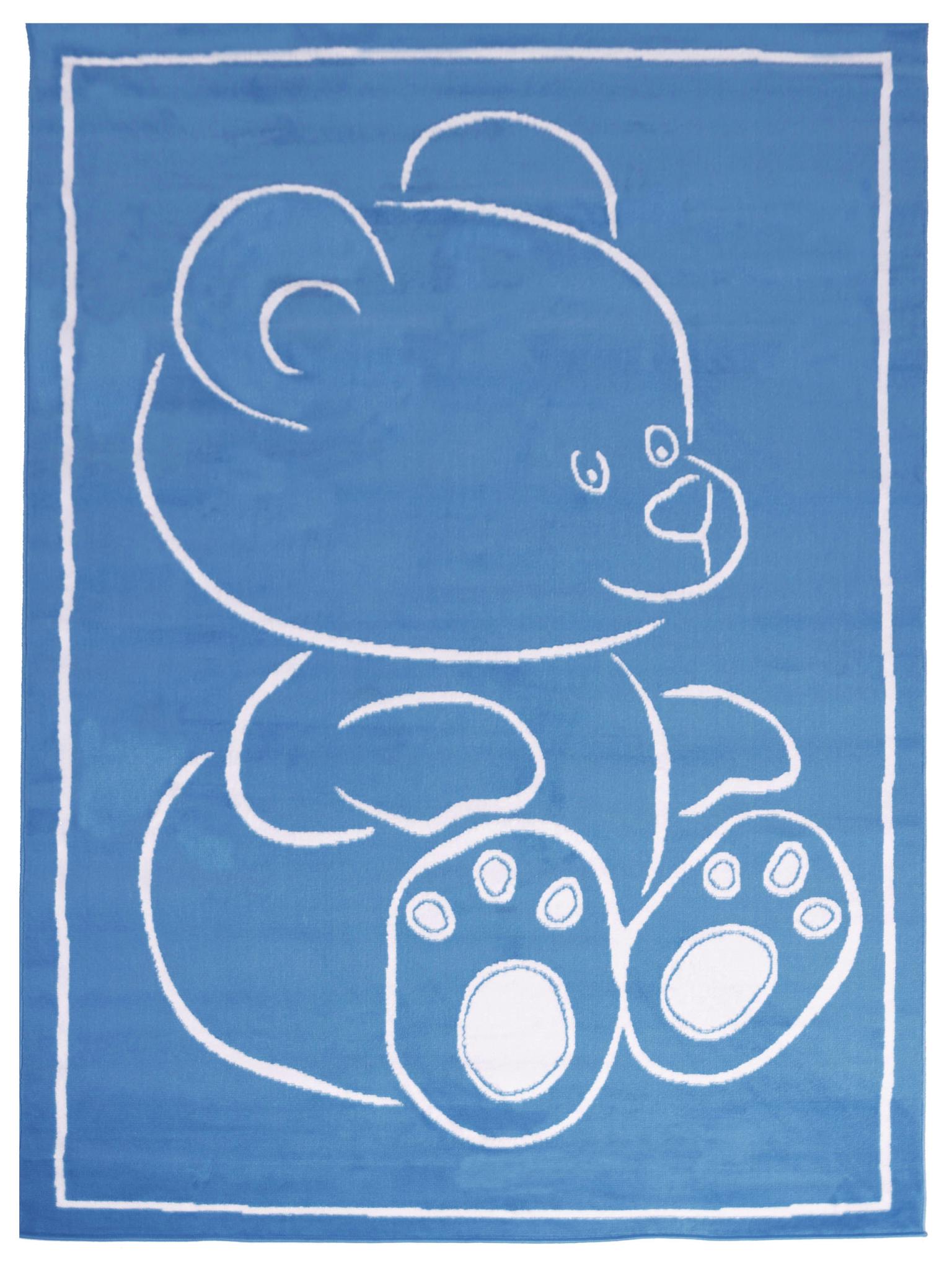 Tappeto Molly per bambini DA61A BLUE - blu pastello