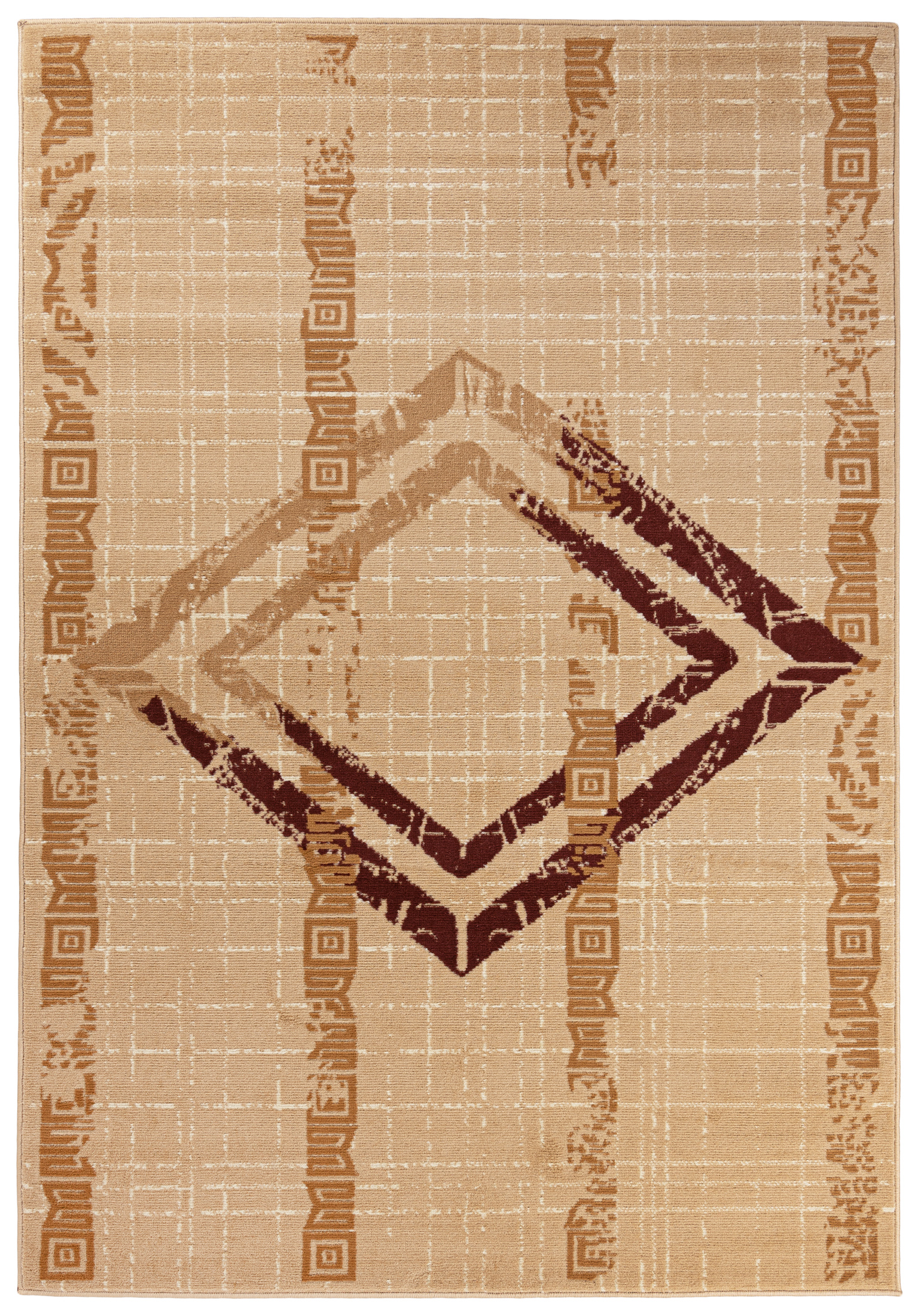 Tappeto moderno Athena geometrico FM35A beige chiaro - beige