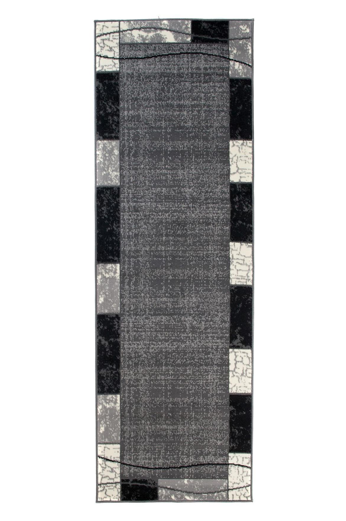 Tappeto geometrico Modern Dream K872A GRIGIO SCURO - grigio