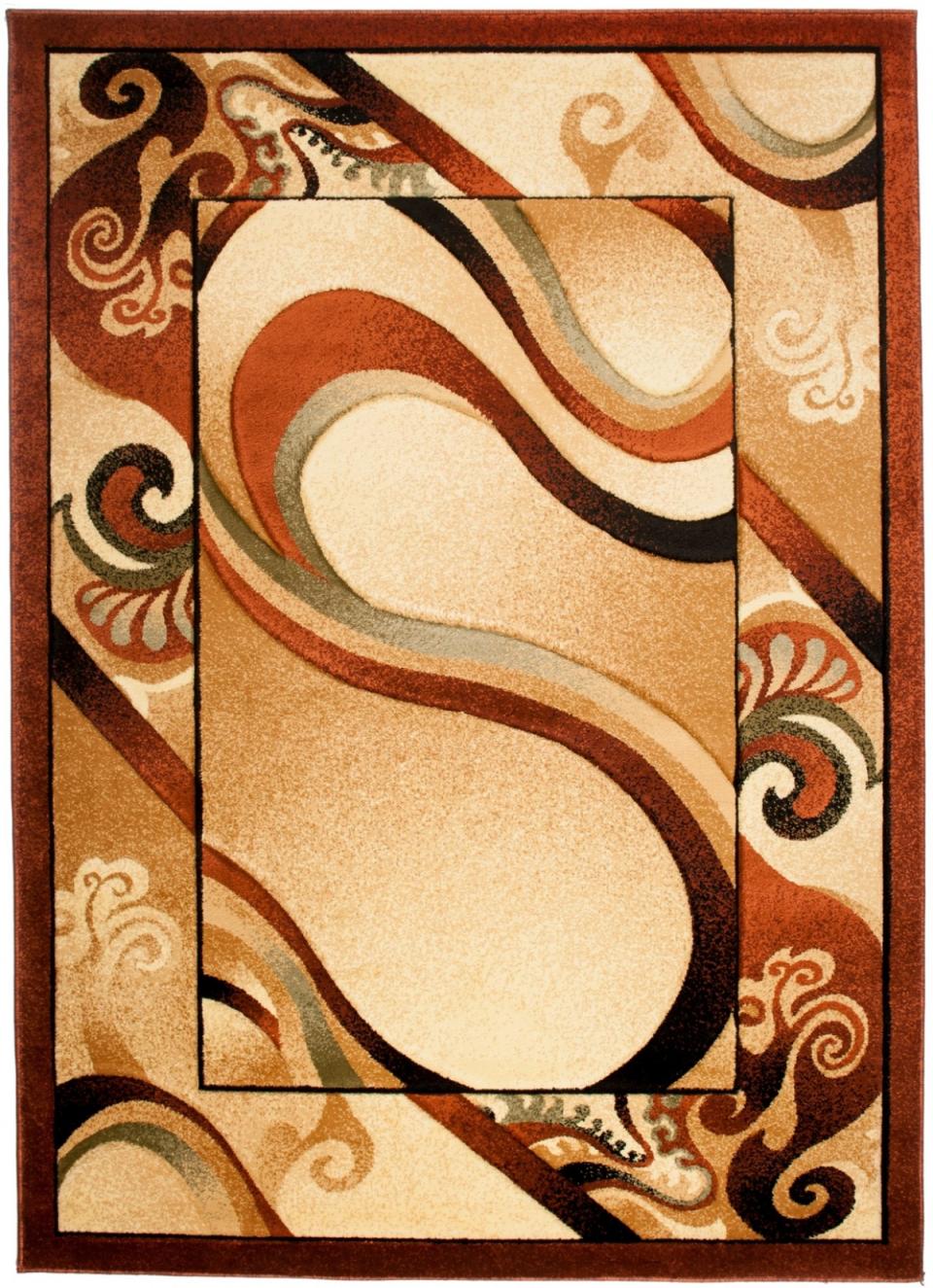 Tappeto moderno Antogya Geometric 9003A CREMA - beige, marrone