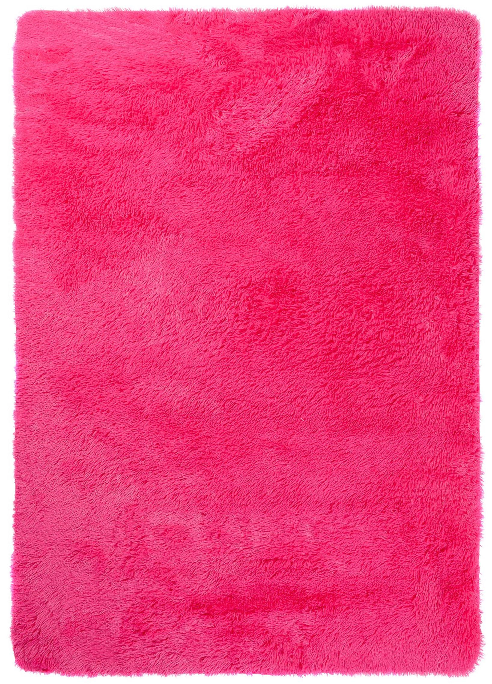 Tappeto Shaggy Longhair in seta monocolore SOLID FUSHIA - rosa