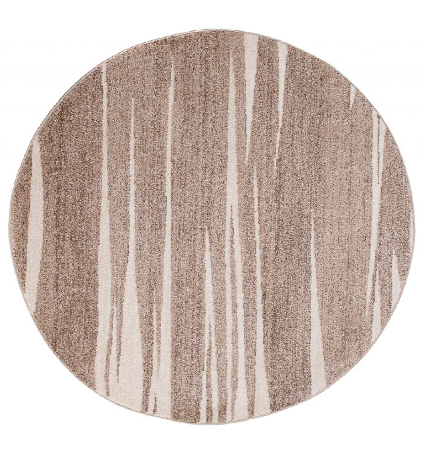 Tappeto moderno Sari a strisce circolari 3436A beige SCURO - beige