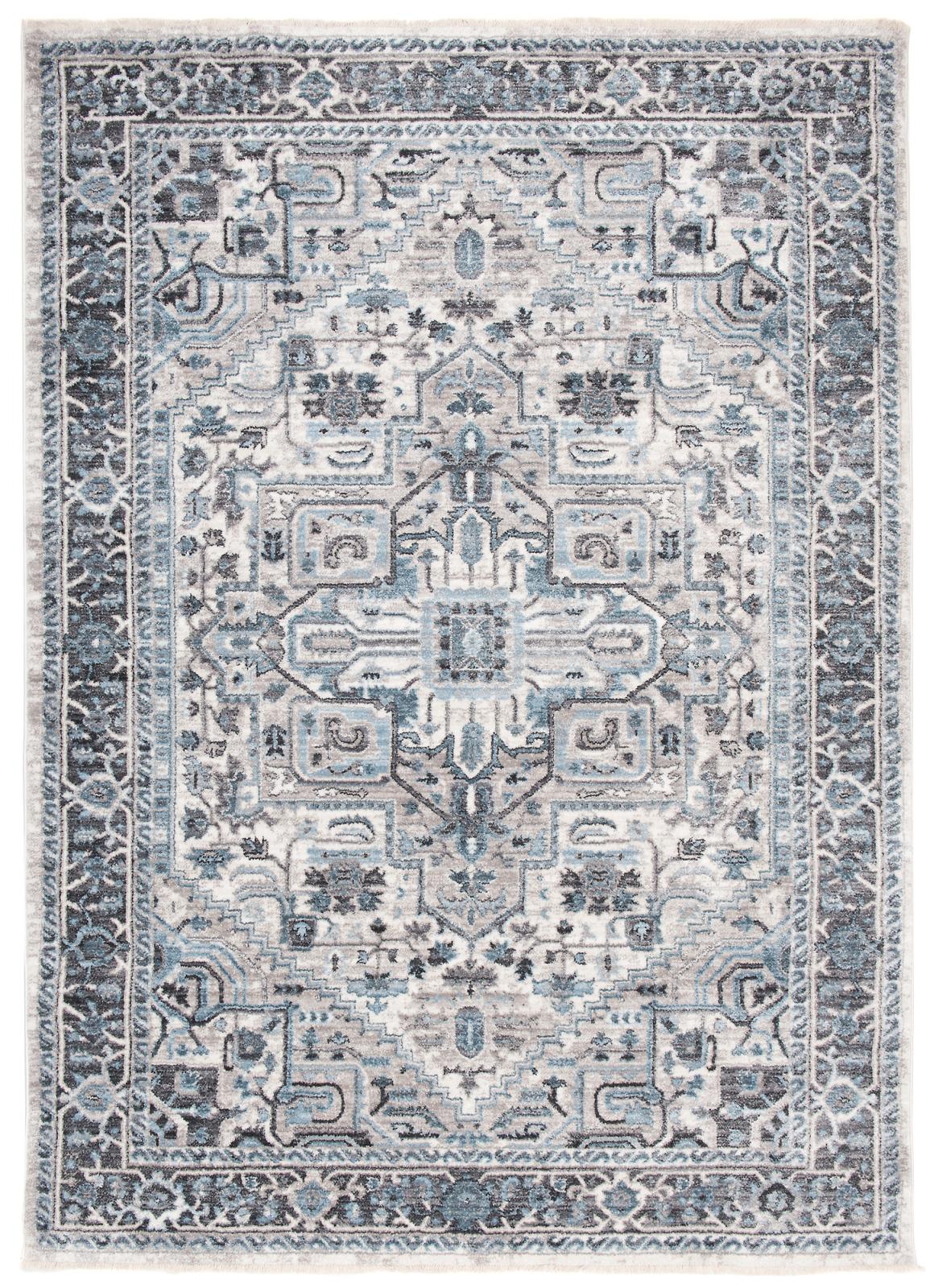 Tappeto Mystic Traditional 3783A SILVER DGRAY - grigio, blu