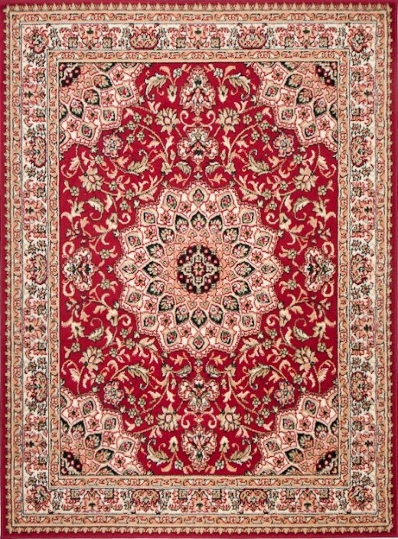 Tappeto Atlas tradizionale F740A rosso - rosso