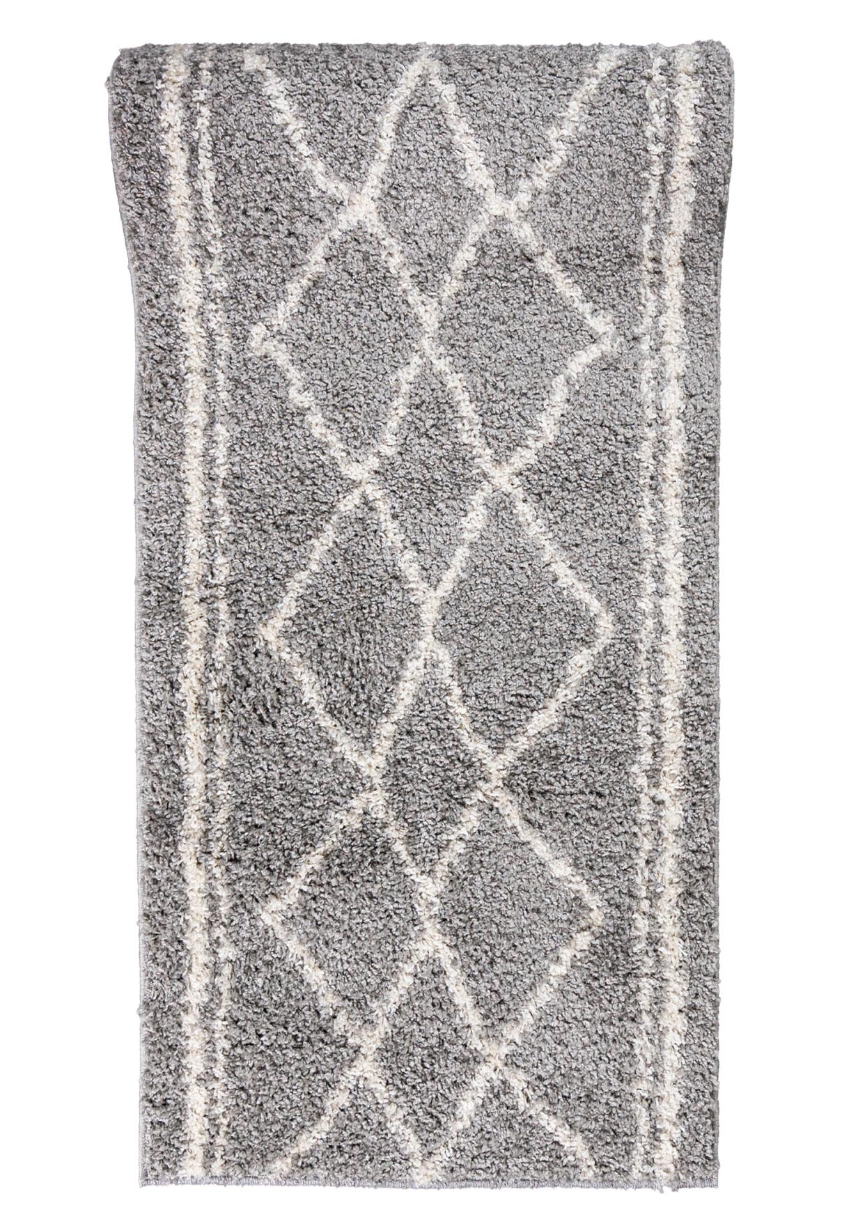 Tappeto Shaggy Boho DELHI 2655A - grigio