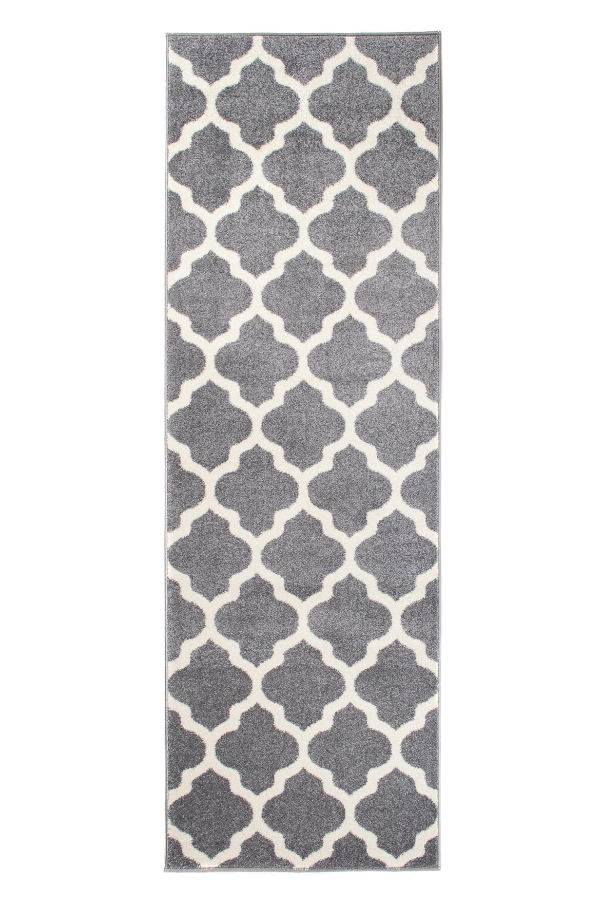 Tappeto moderno Morocco Geometric K082A GRAY - grigio