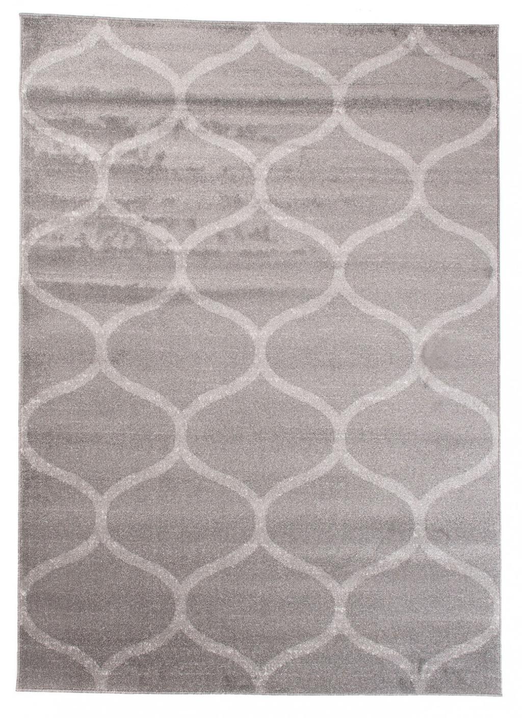 Tappeto moderno Sari geometrico E665C FUME - grigio
