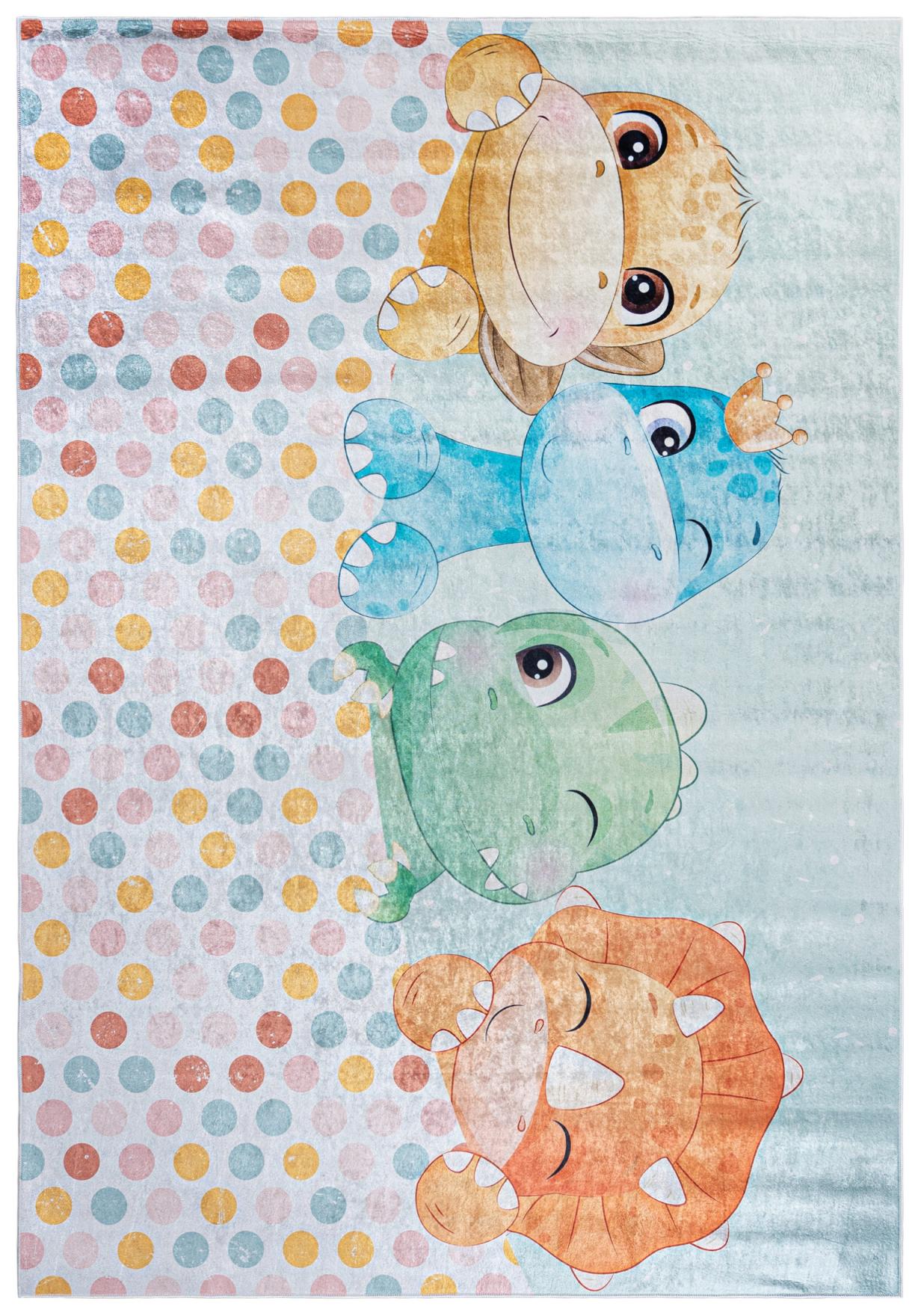Tappeto Dinosauro per bambini EMMA 2732 - colorato