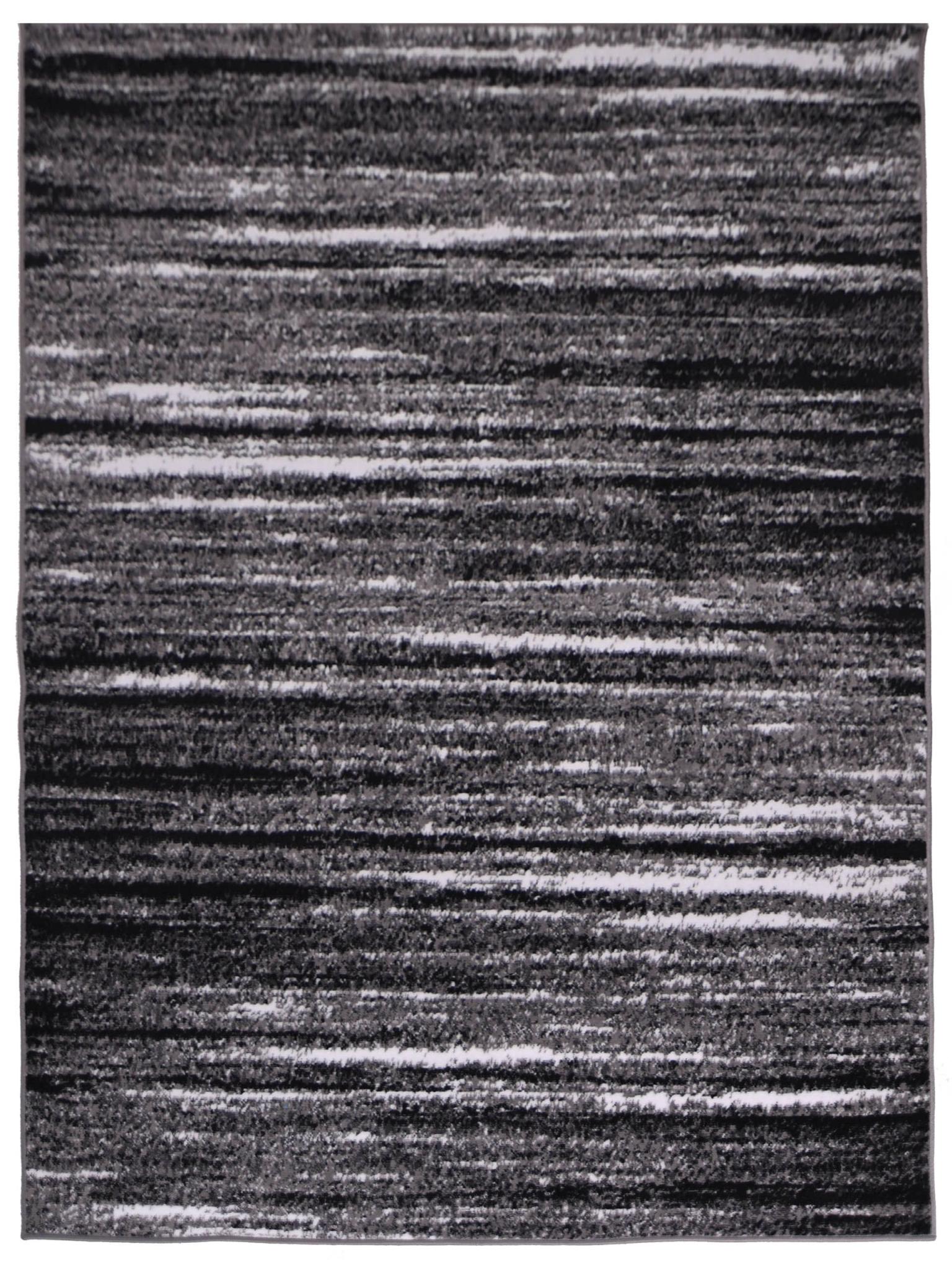 Tappeto Vision Abstraction moderno a righe Q197A GRIGIO - grigio