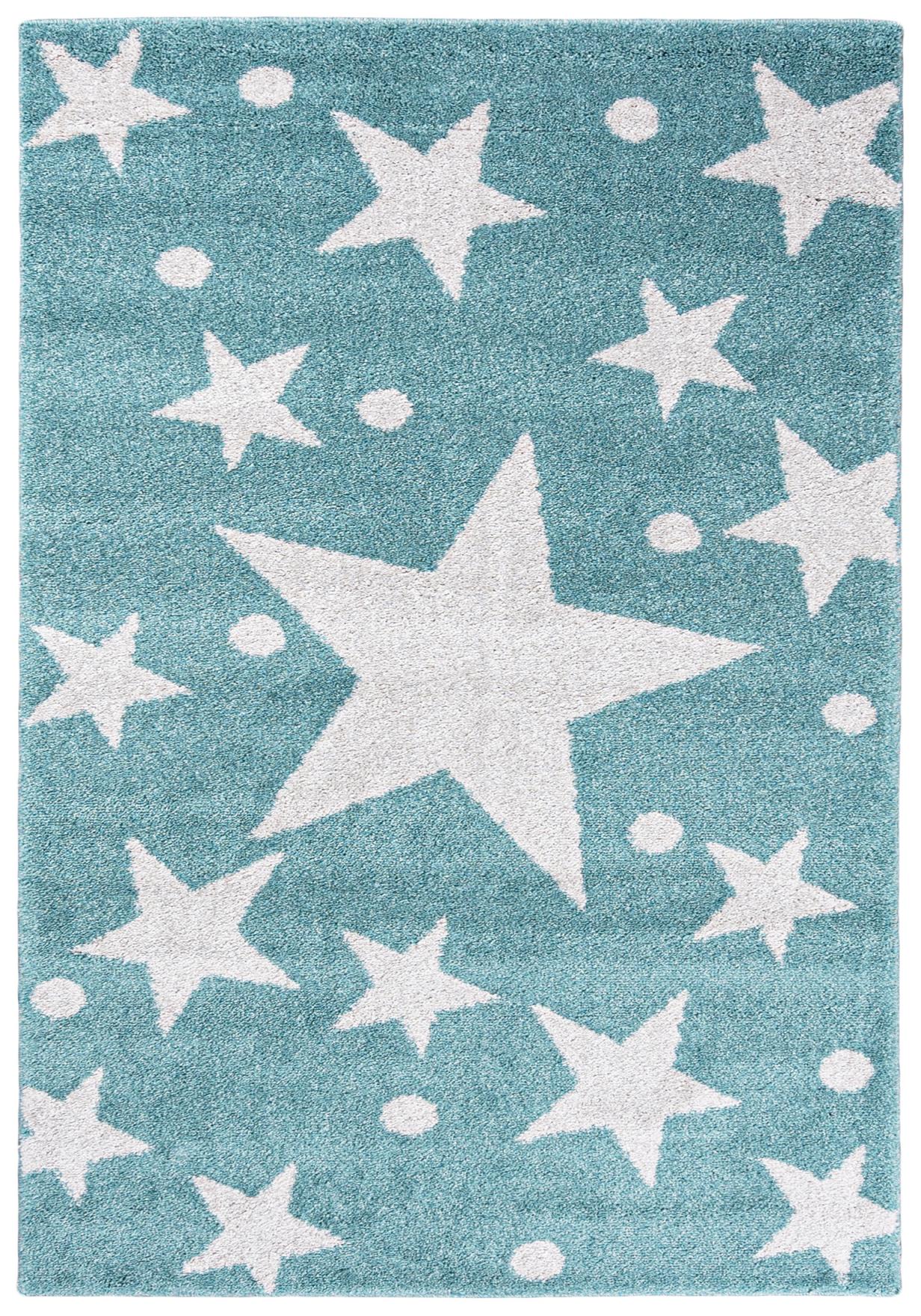 Tappeto Luxverso Geometric Kids 1387A 25 - pastello, turchese