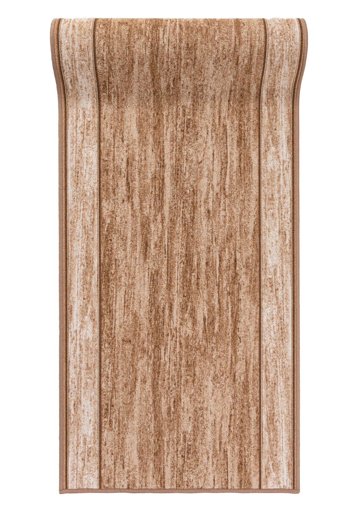 Tappeto corridoio con fondo gommato Antiscivolo A metraggio GUMAZEL RAMA DESERT - cornice, retrò, marrone