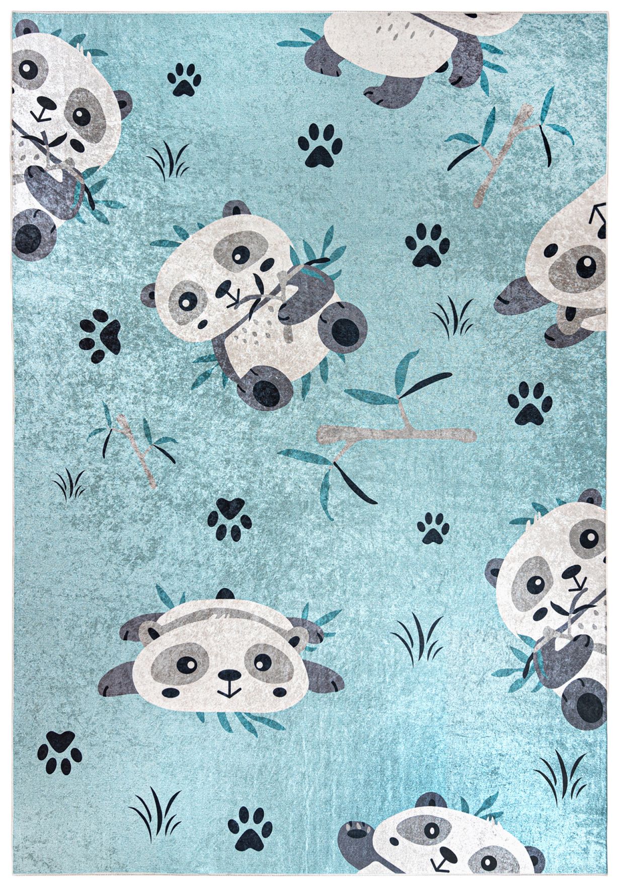 Tappeto baby blu Panda EMMA 36460 - blu