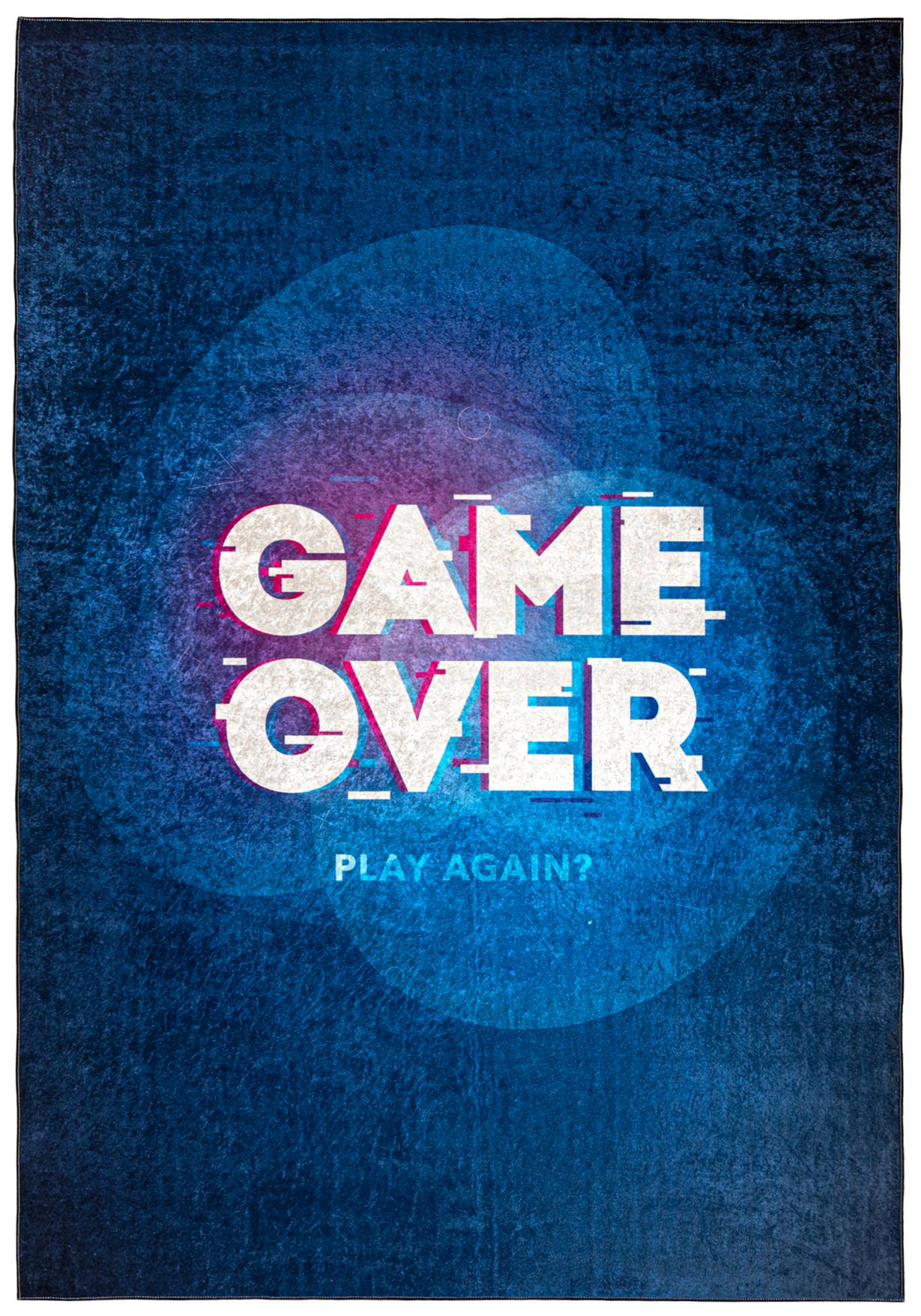 Tappeto per sala da gioco sotto la poltrona EMMA 38530 - blu, navy