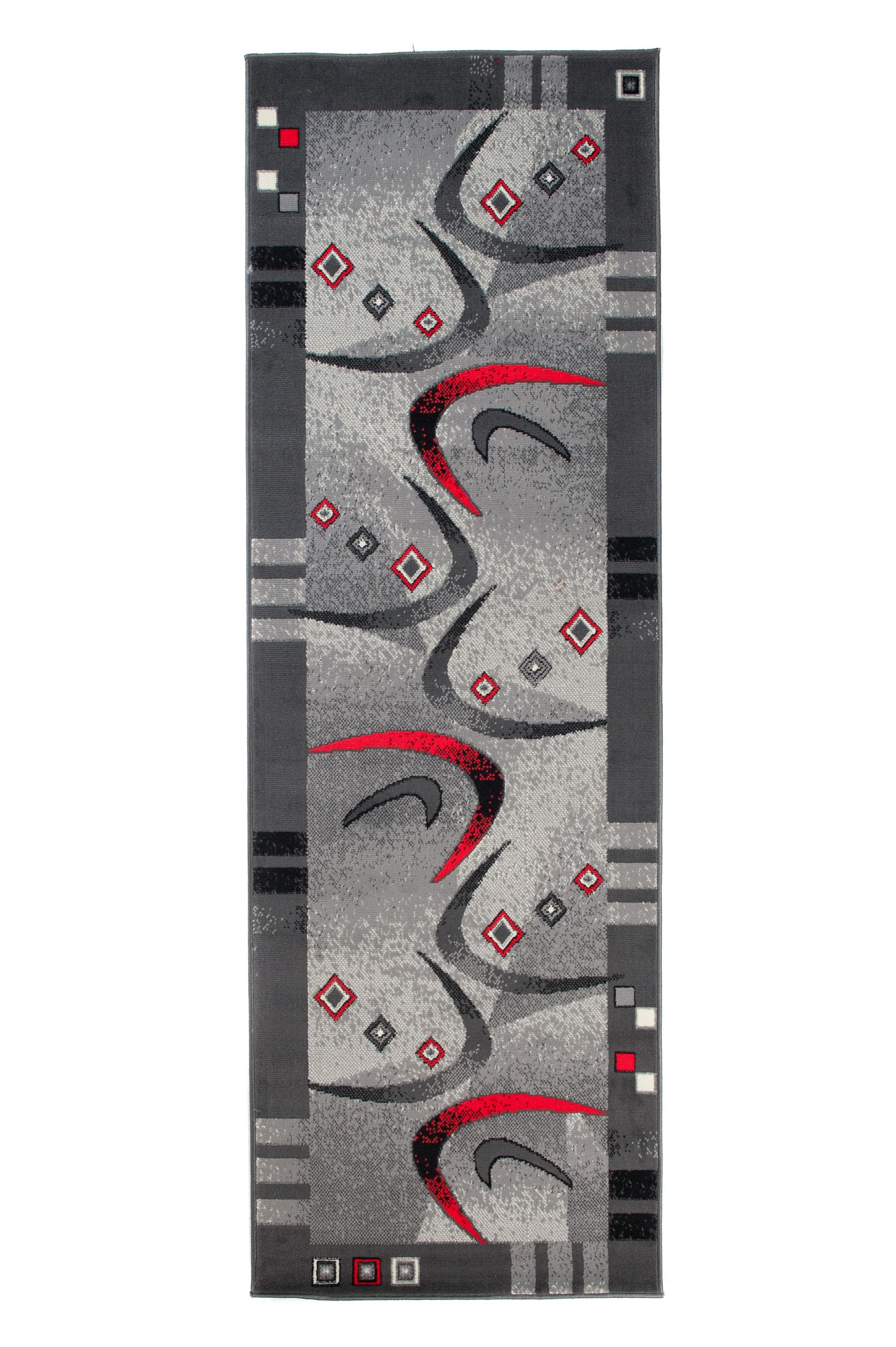 Tappeto moderno Dream Geometric 4596A DARK GRAY - grigio