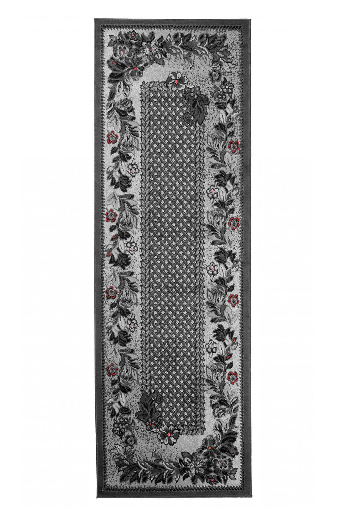 Tappeto moderno Dream vegetale 7192B DARK GRAY - grigio