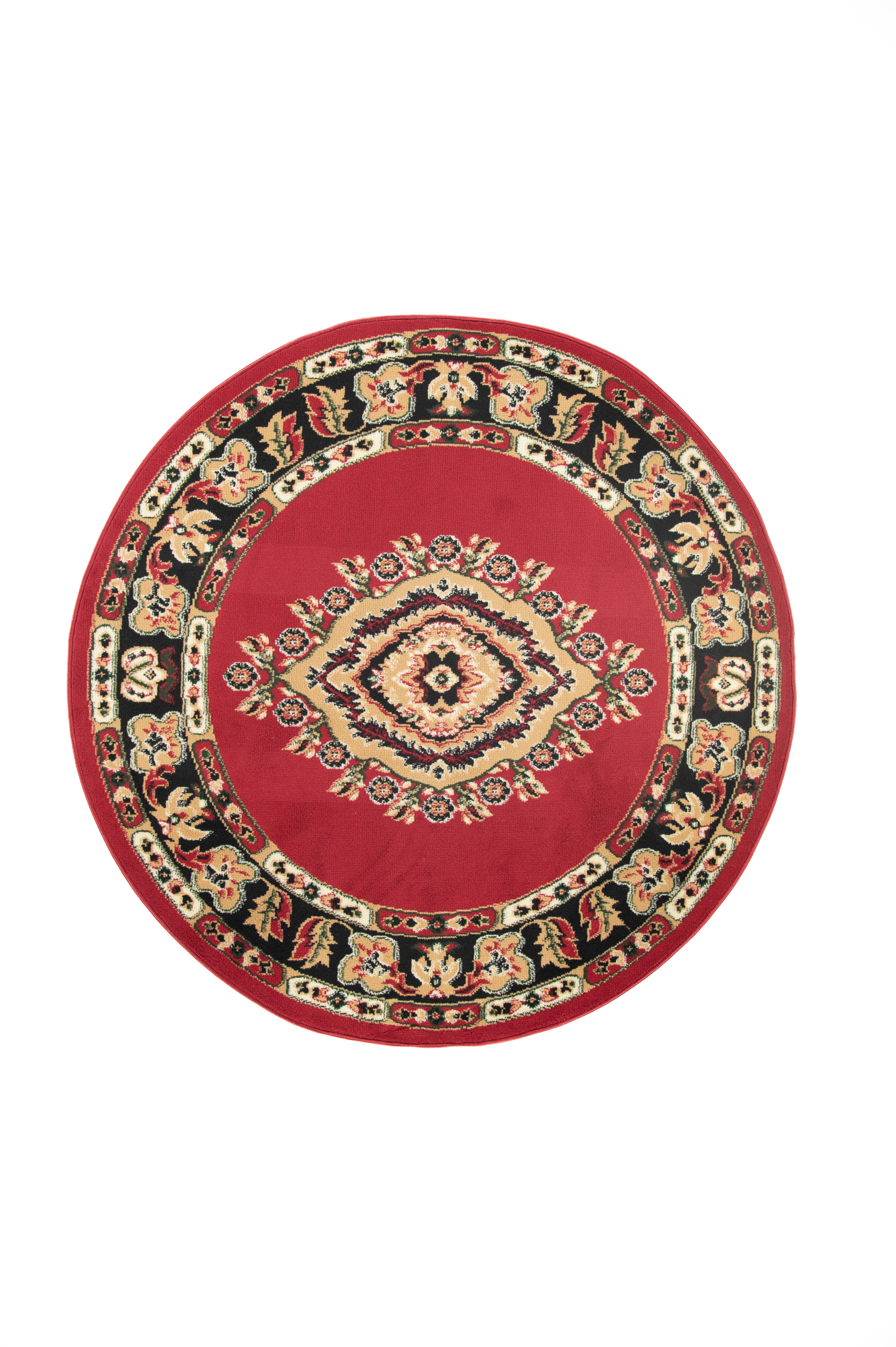 Tappeto Rotondo Tradizionale – Atlas 4493A – rosso, marrone