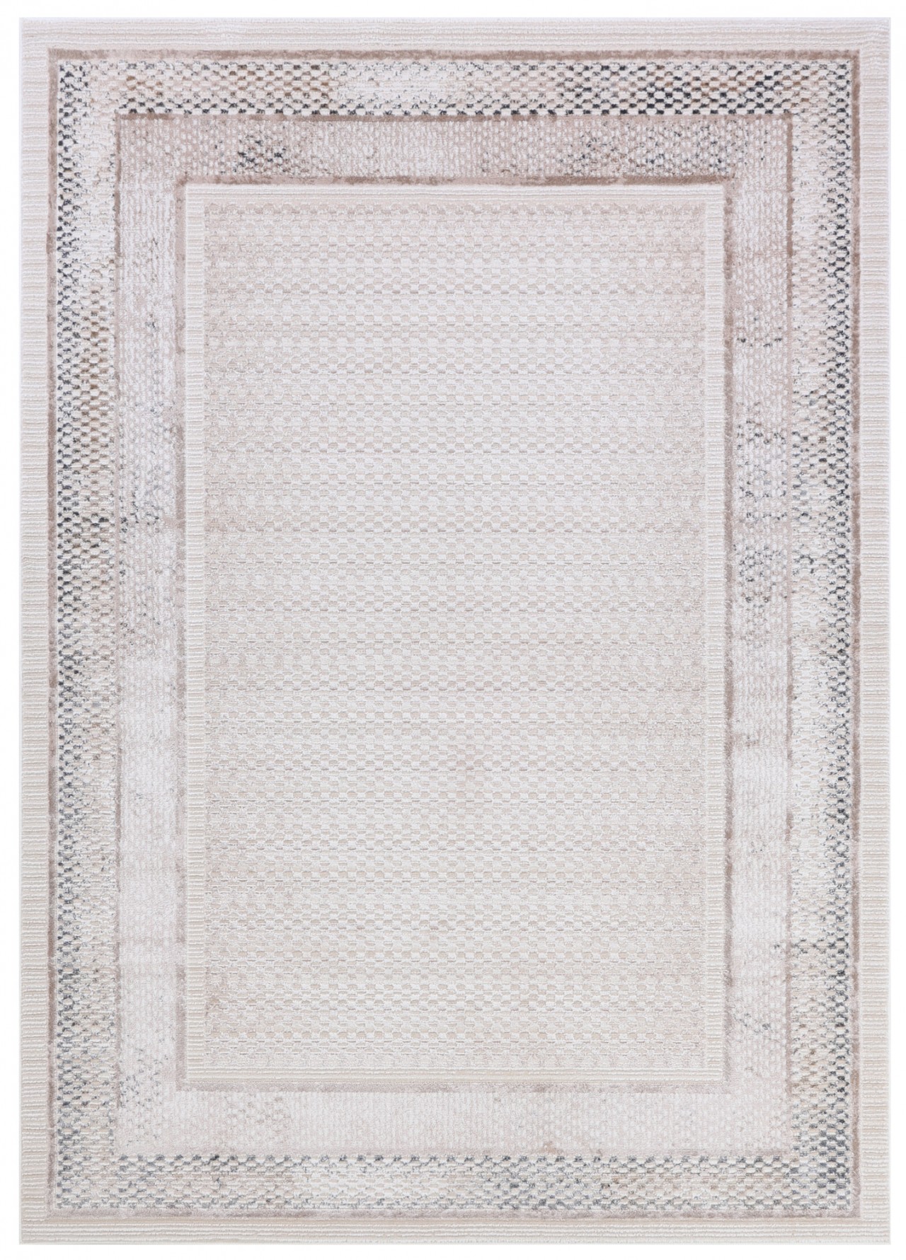 Tappeto Geometrico Moderno - Salerno Bianco - bianco, crema