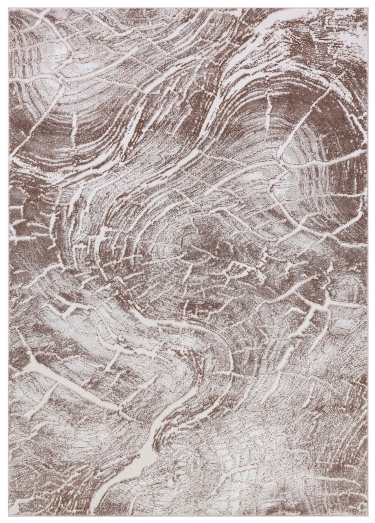 Tappeto moderno - Teramo Marrone - beige
