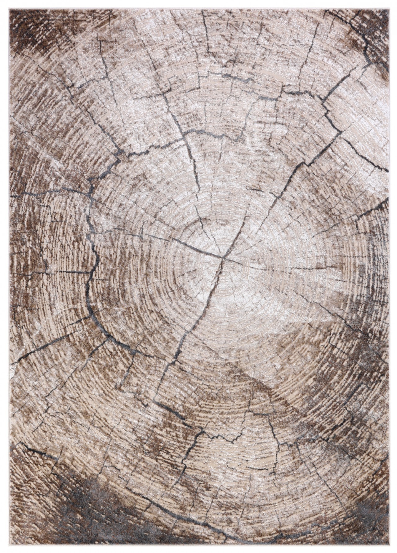 Tappeto moderno geometrico - Nuoro Marrone - beige