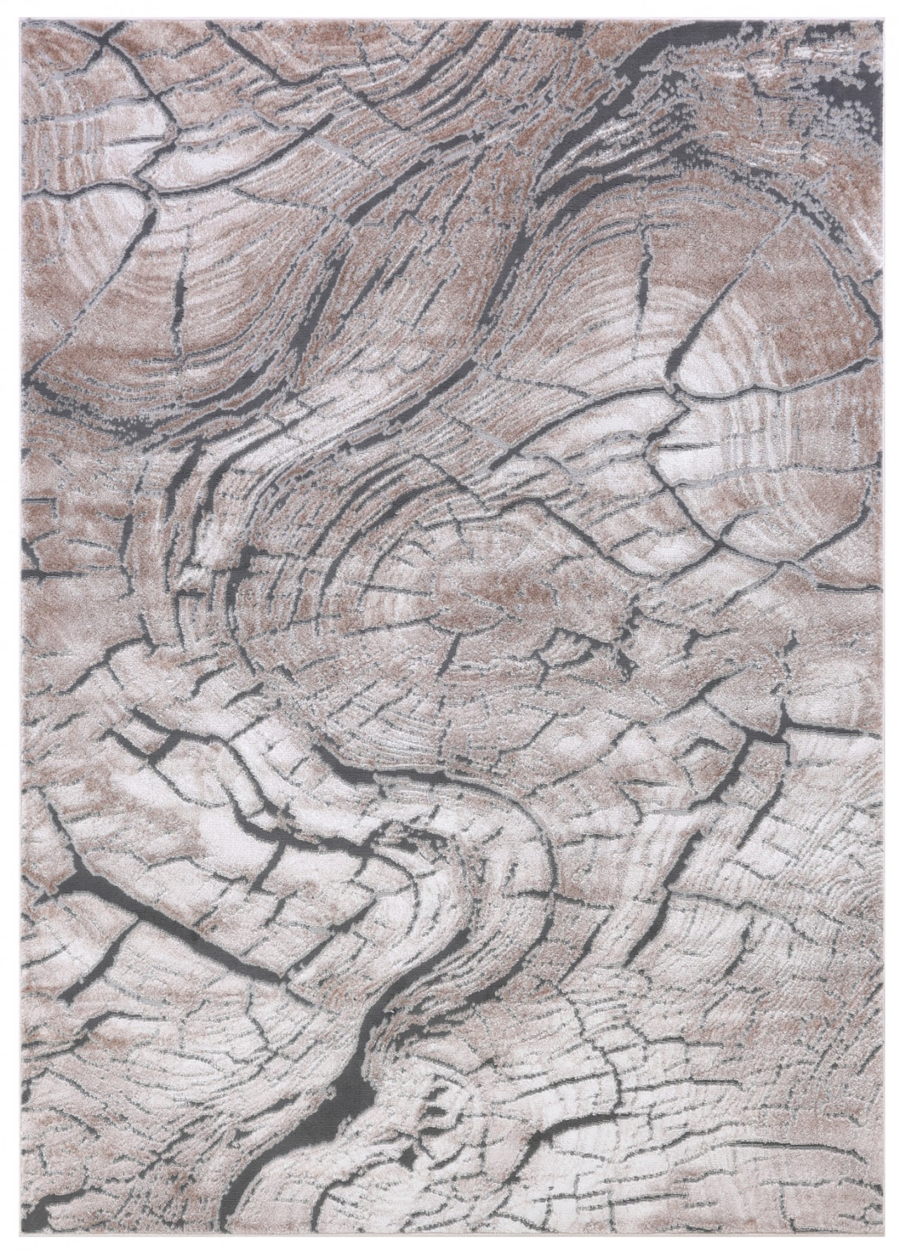 Tappeto moderno - Teramo Grigio - beige