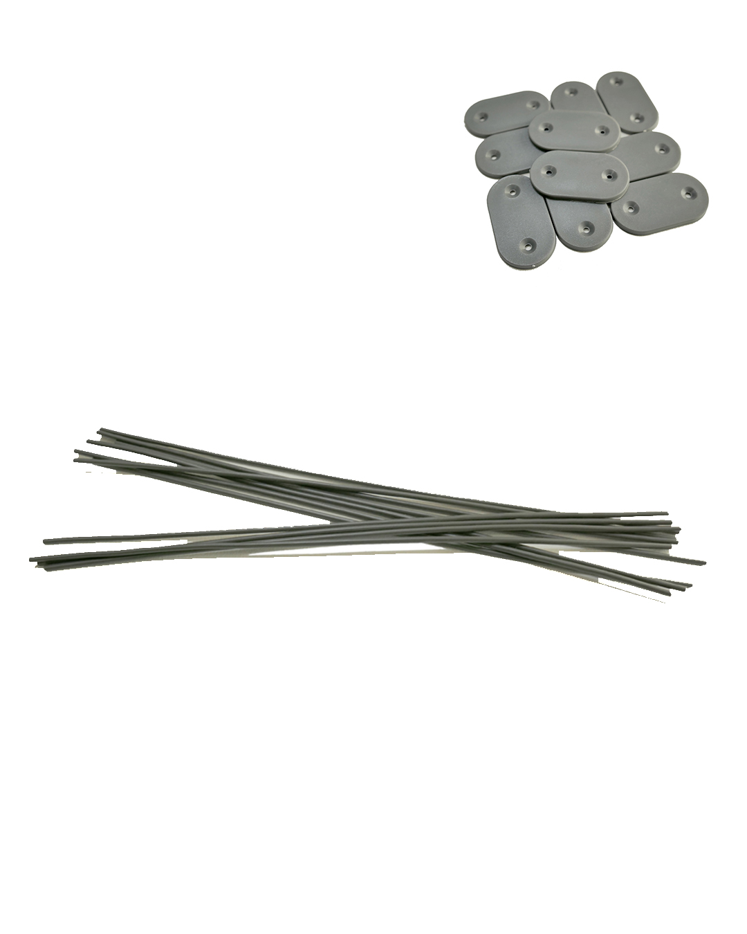 Set di montaggio per coperture da giardino in PVC, 26 pezzi - Tutto Asta - antracite
