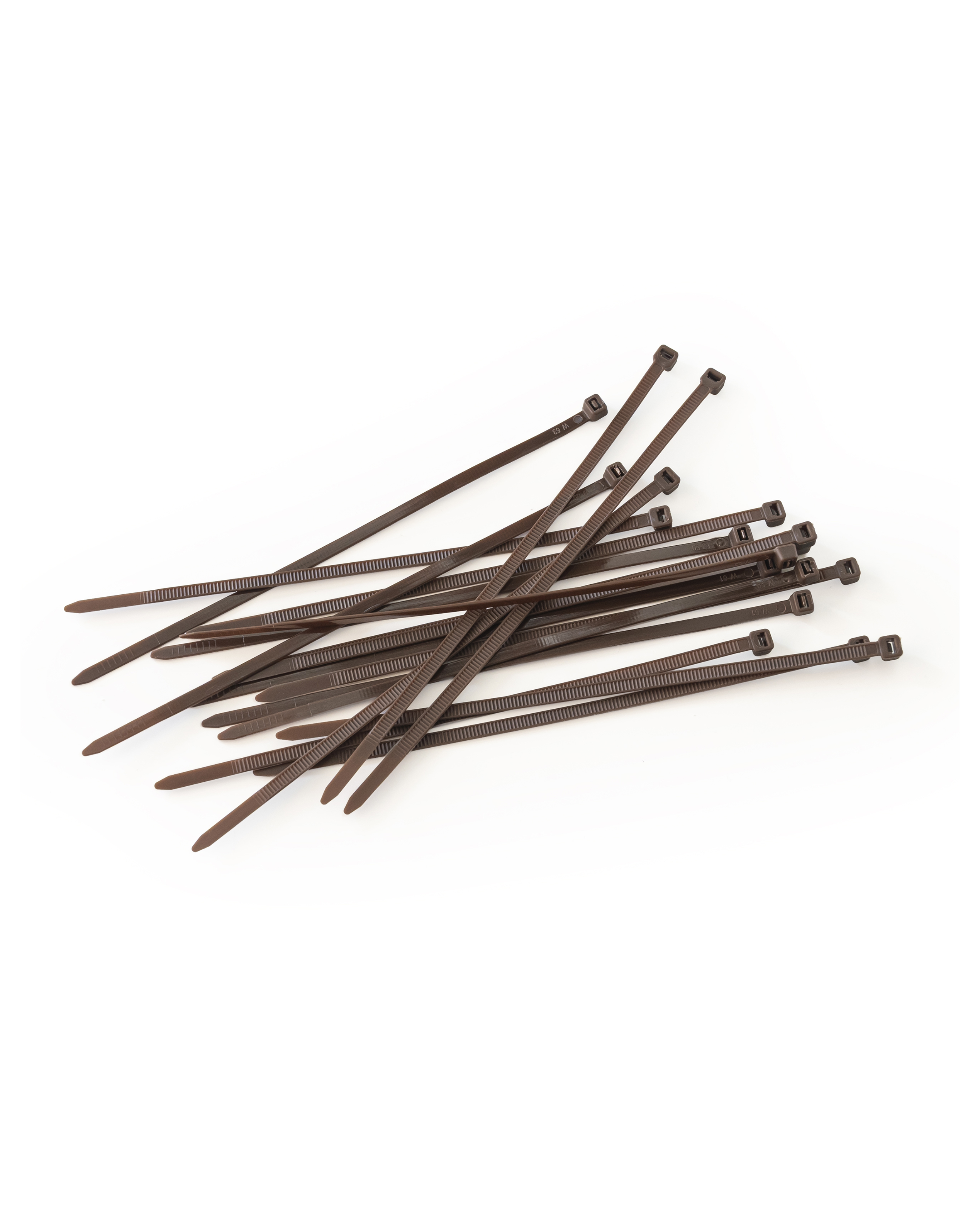 Set di montaggio per coperture da giardino, fascette stringicavo, fascette serracavi 50 pezzi - Tutto Cavi - marroni