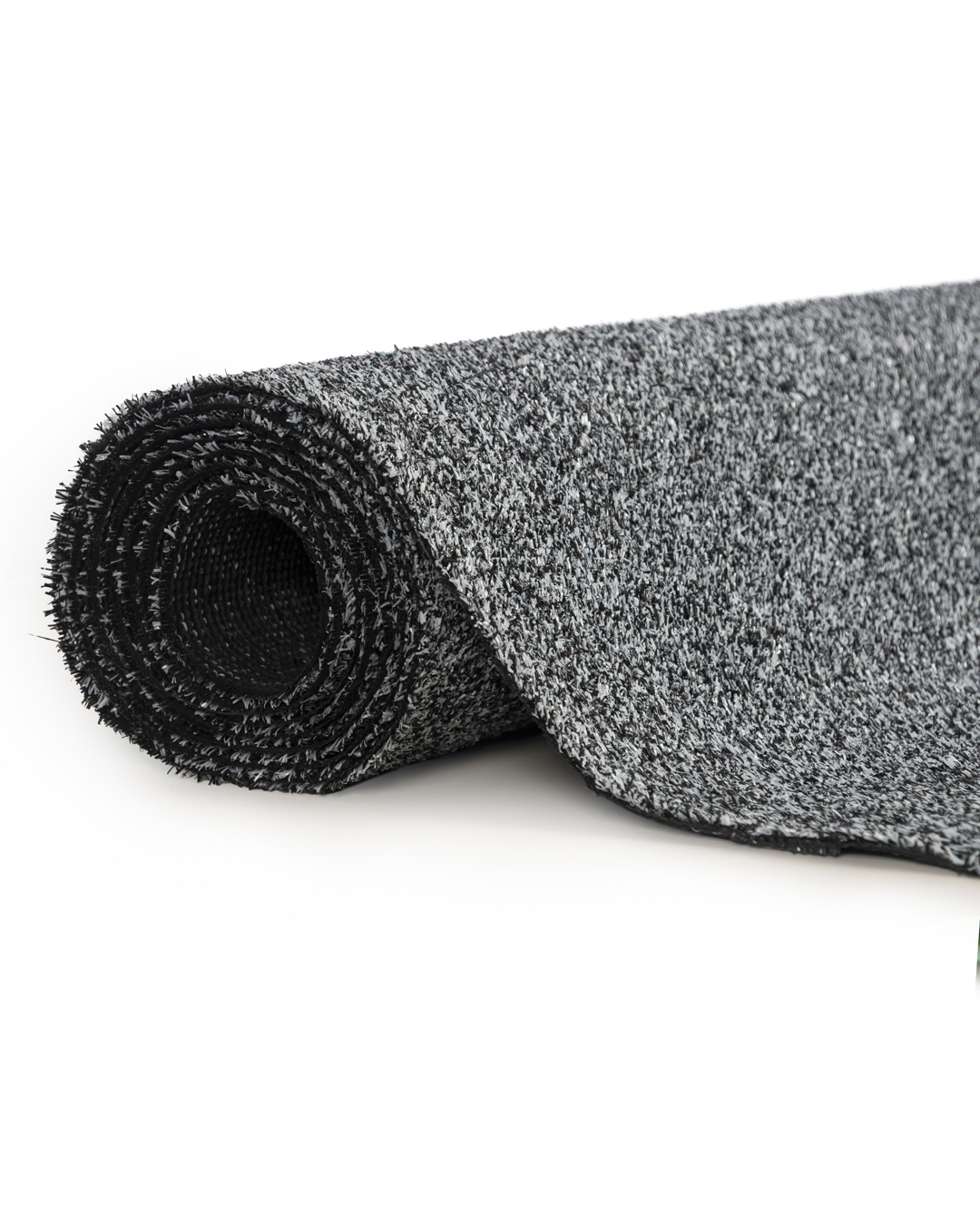 Erba artificiale / Tappeto 7 mm per balcone, terrazza e giardino – Canyoo – grigio scuro, antiscivolo, impermeabile, venduto al metro
