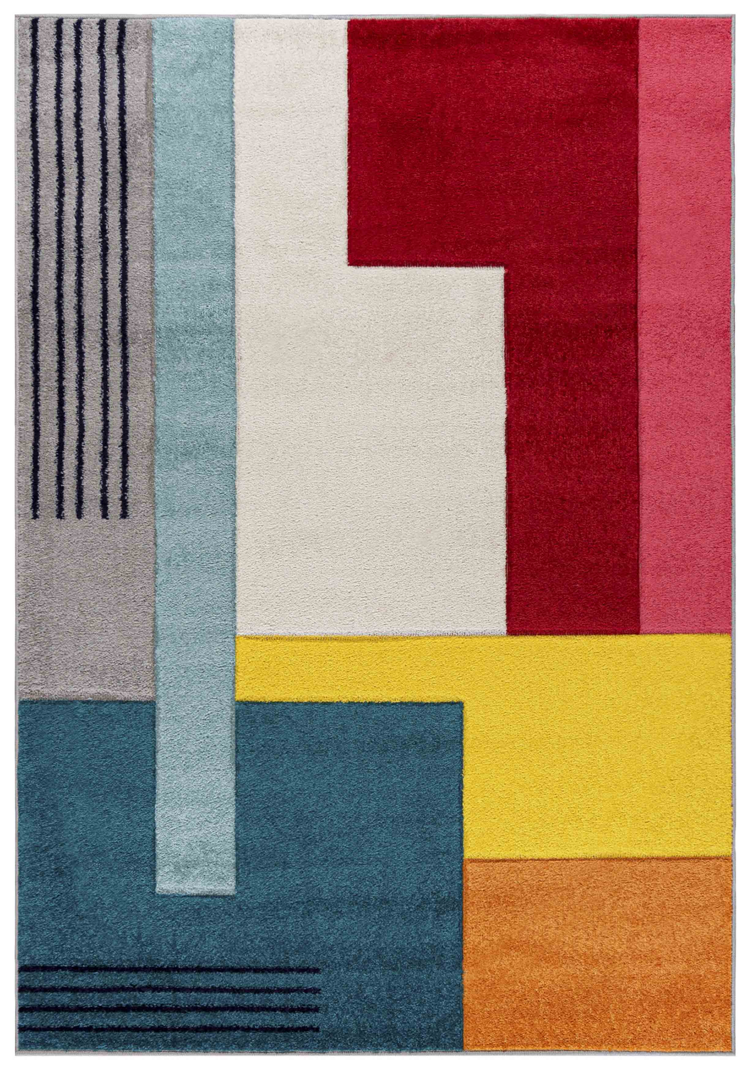 A092A tappeto ATLANTA - moderno, geometrico, colorato
