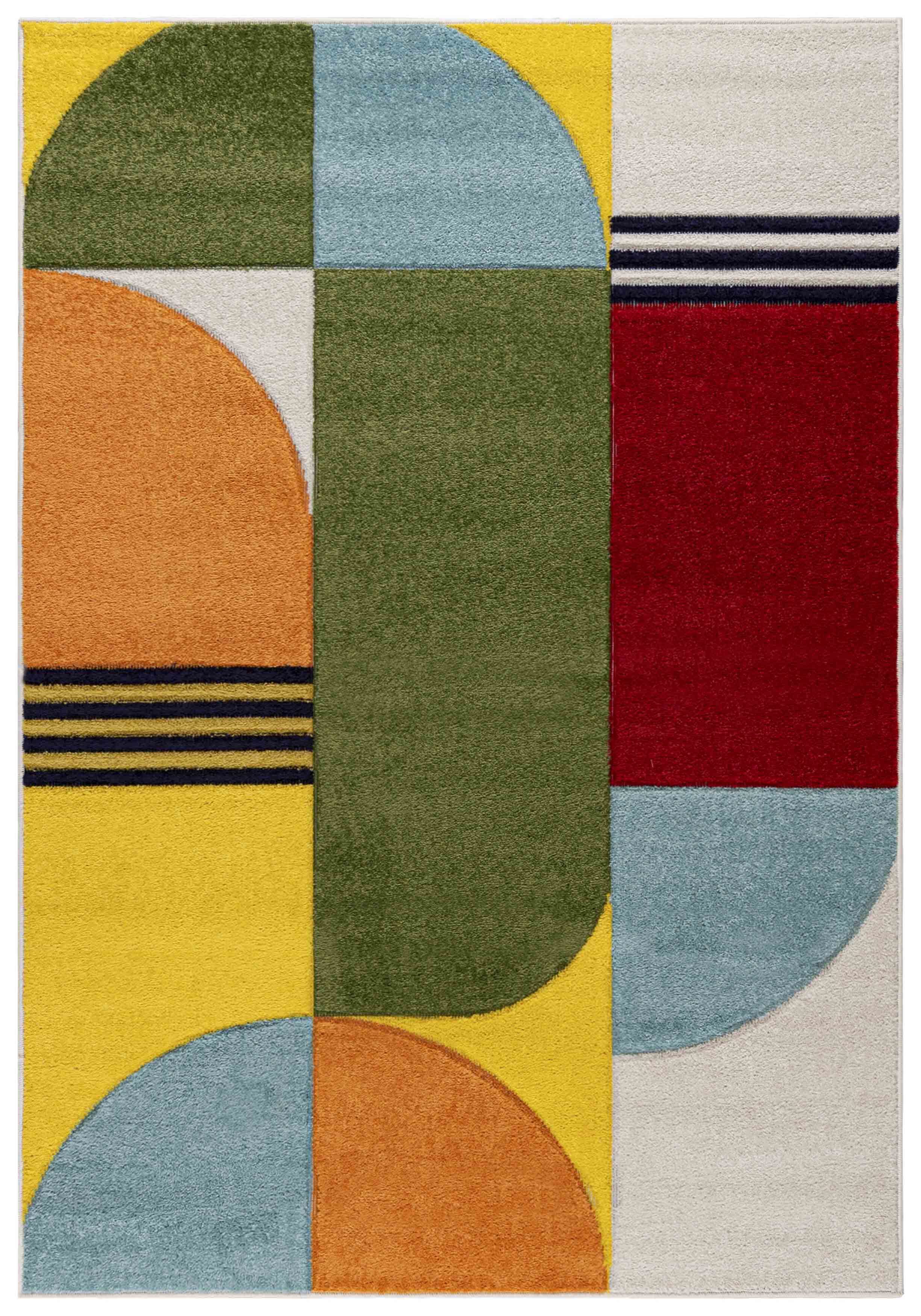 A094A tappeto ATLANTA - moderno, geometrico, colorato