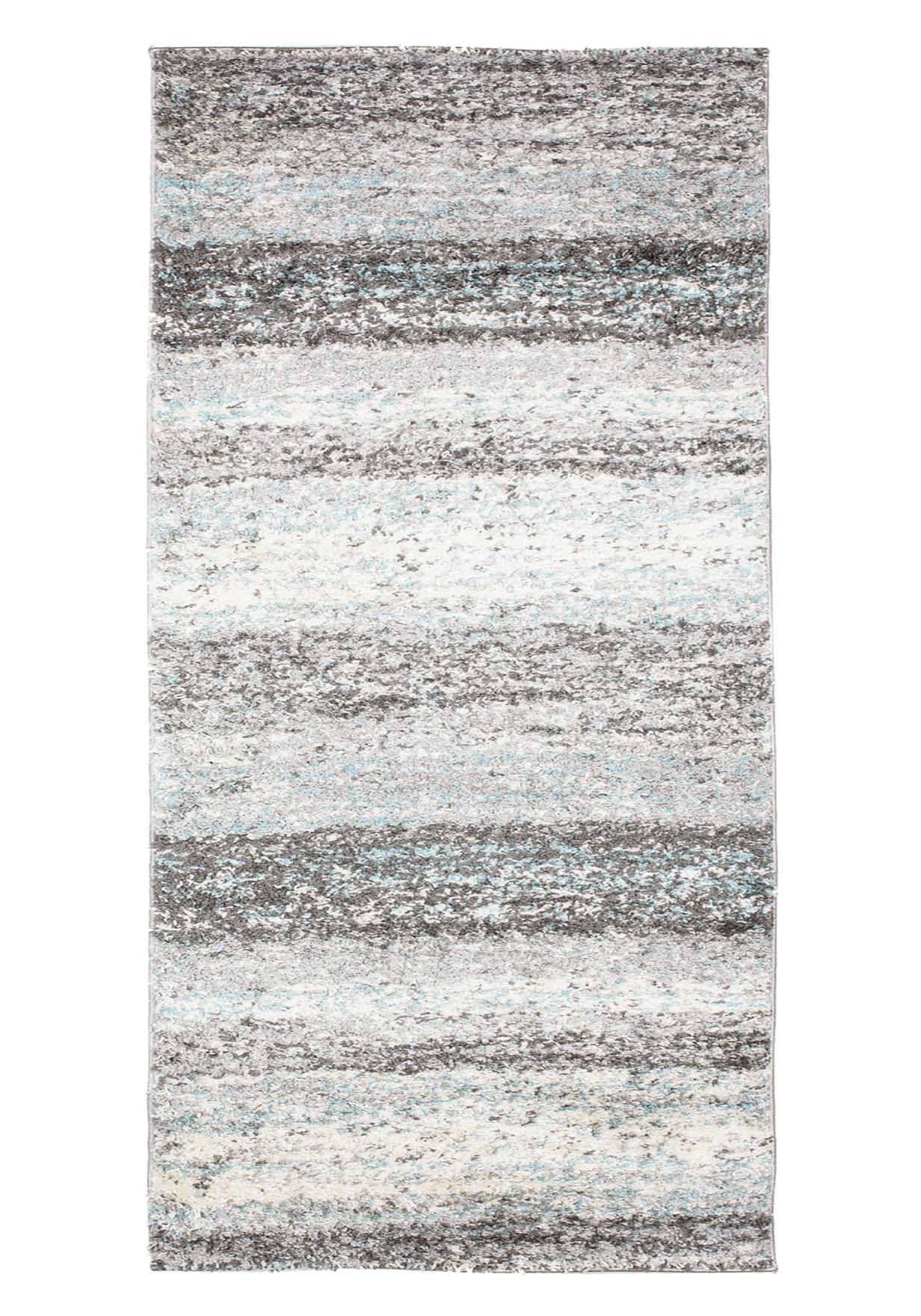 Tappeto corridoio Shaggy Astratto DELHI 6133B - grigio, blu