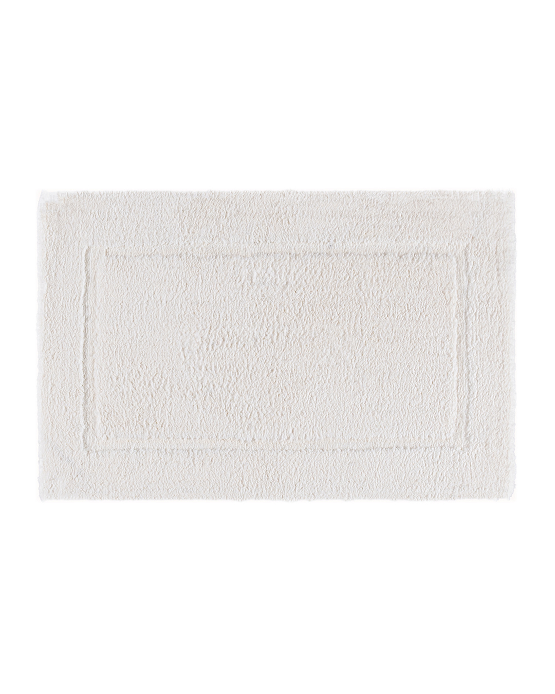 Tappetino da bagno bianco antiscivolo - Bordo Bianco