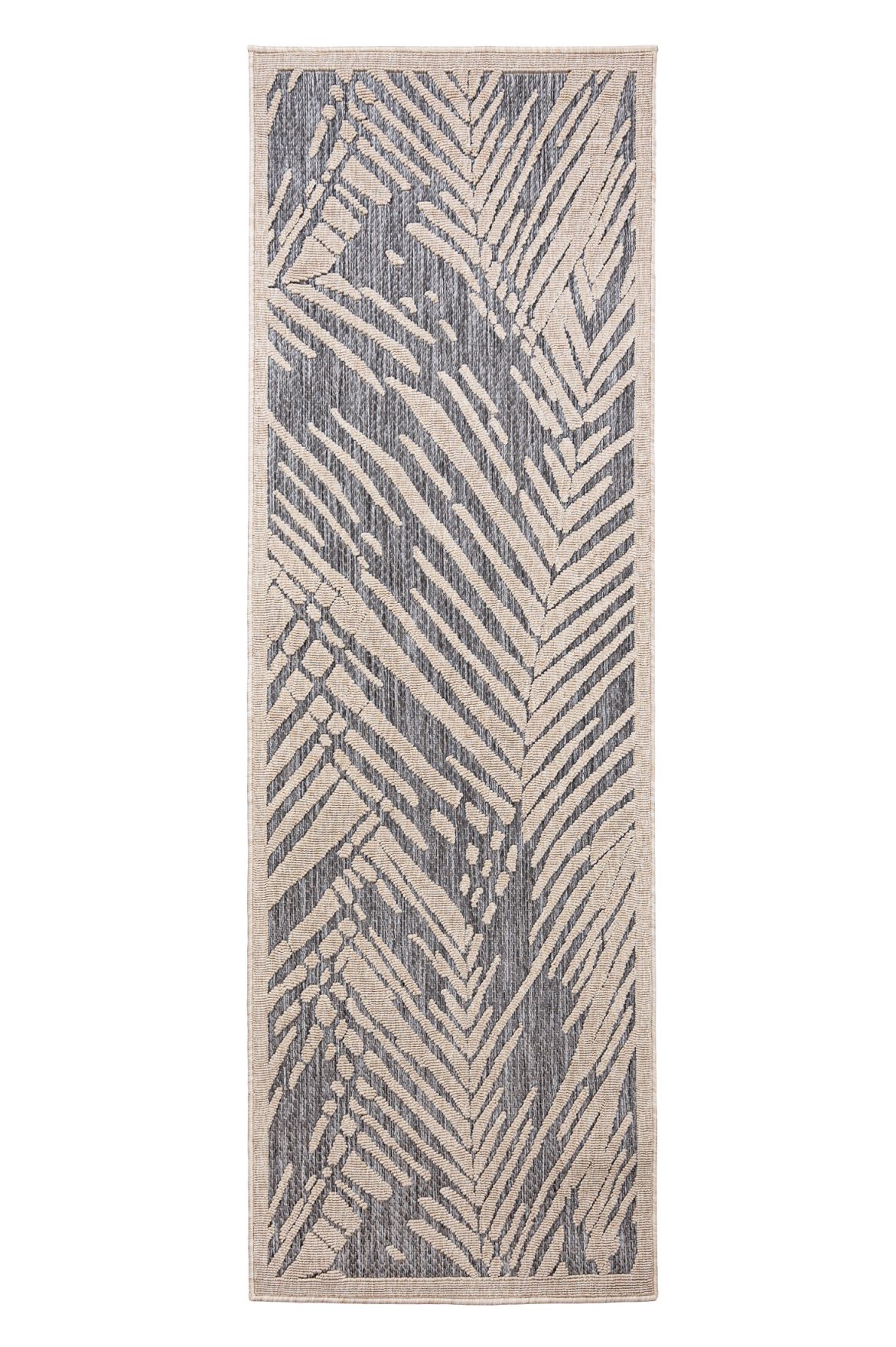 Tappeto per balconi e terrazze da esterno/interno CANSAS BD80A GRAY - beige, grigio
