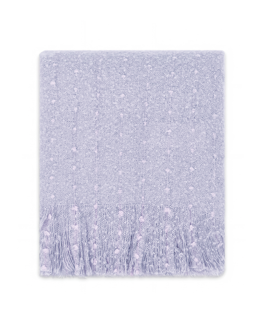 Coperta moderna con frange - Armonia Grigio - grigio-blu