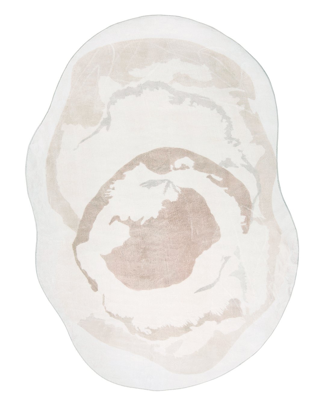 Tappeto Moderno Irregolare - Bova Nello - bianco, beige, astratto