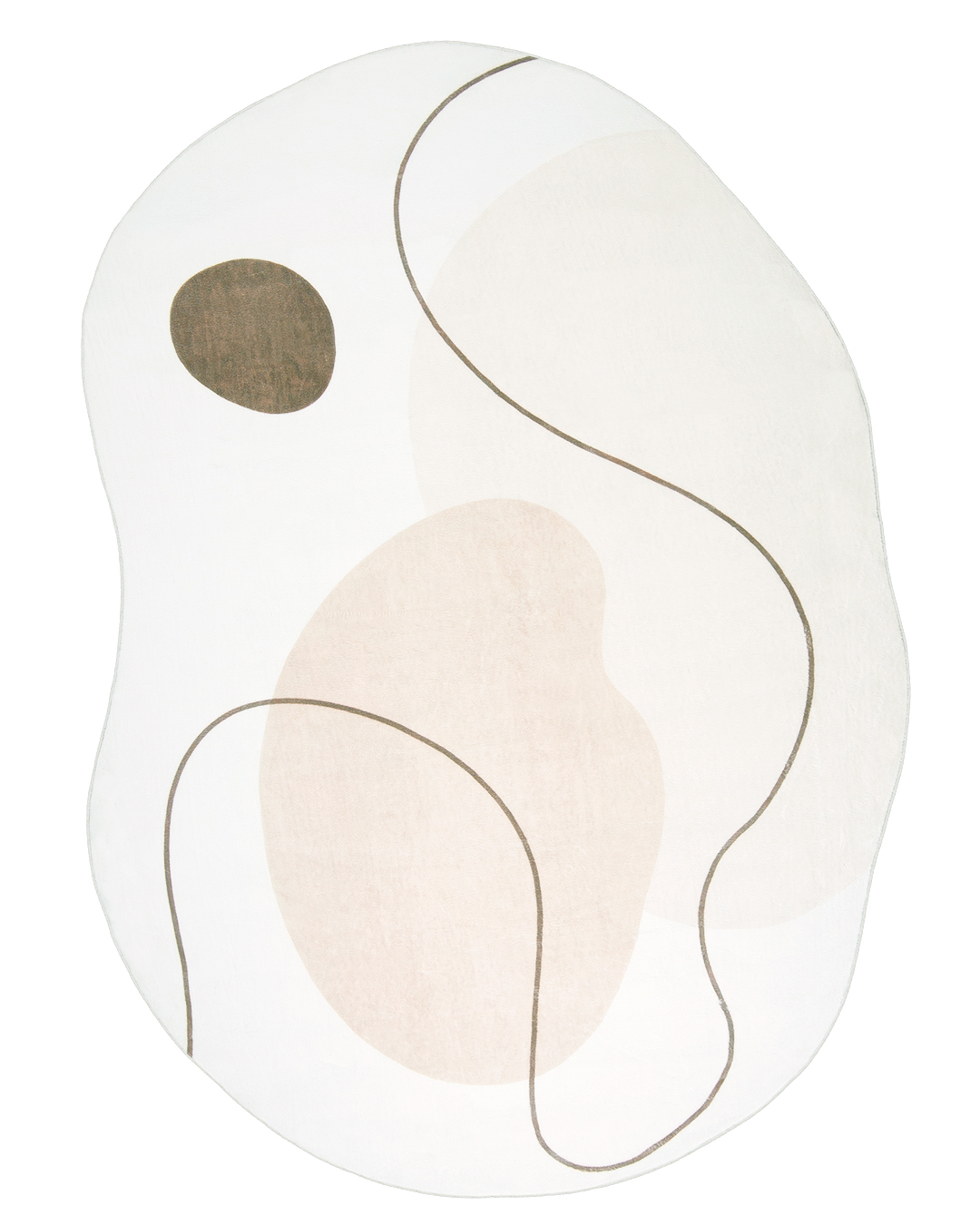 Tappeto Moderno Irregolare - Bova Serta - beige, marrone, astratto