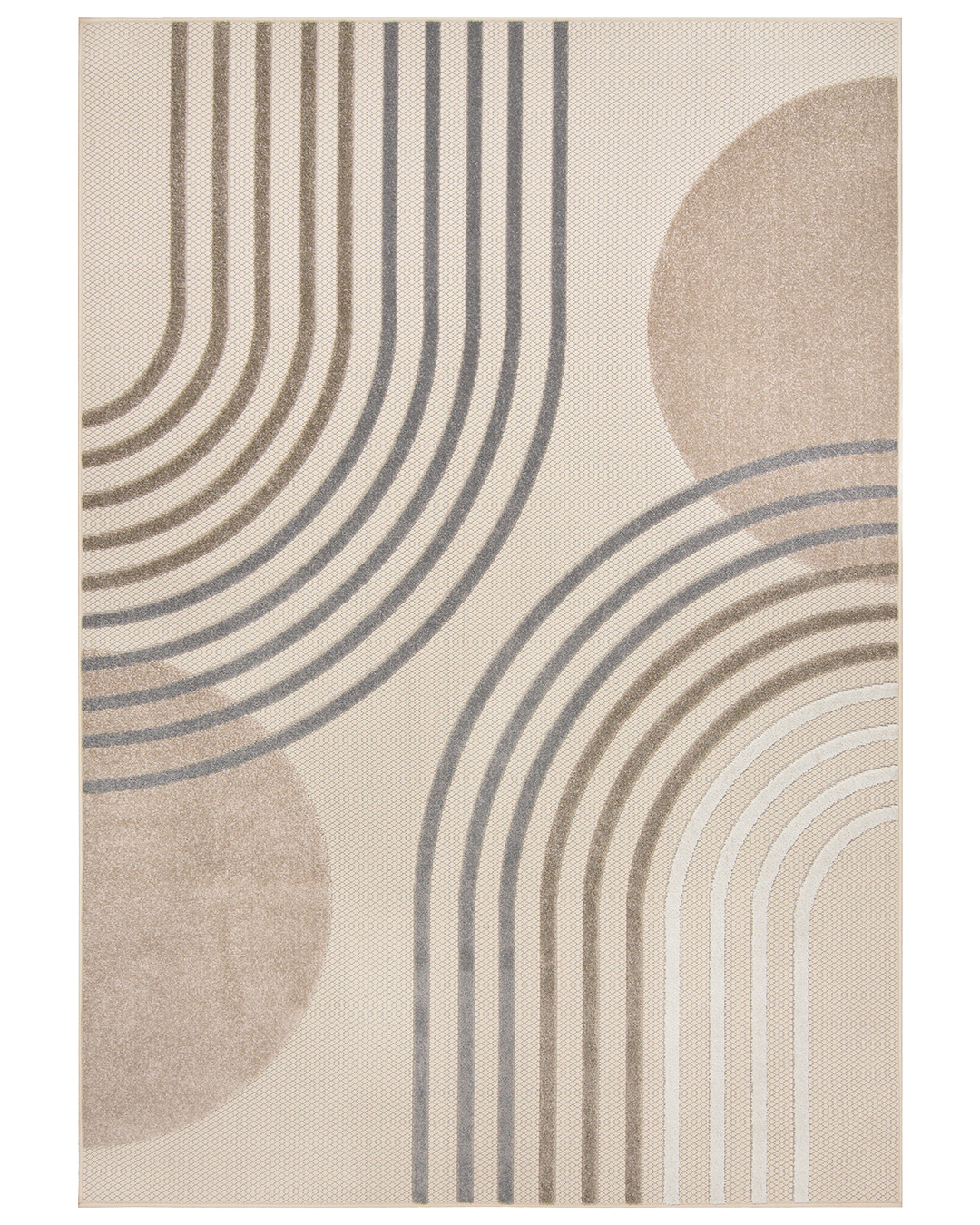 Tappeto da esterno / interno, moderno - Fano Vento - crema, marrone, grigio, impermeabile, per terrazza, balcone
