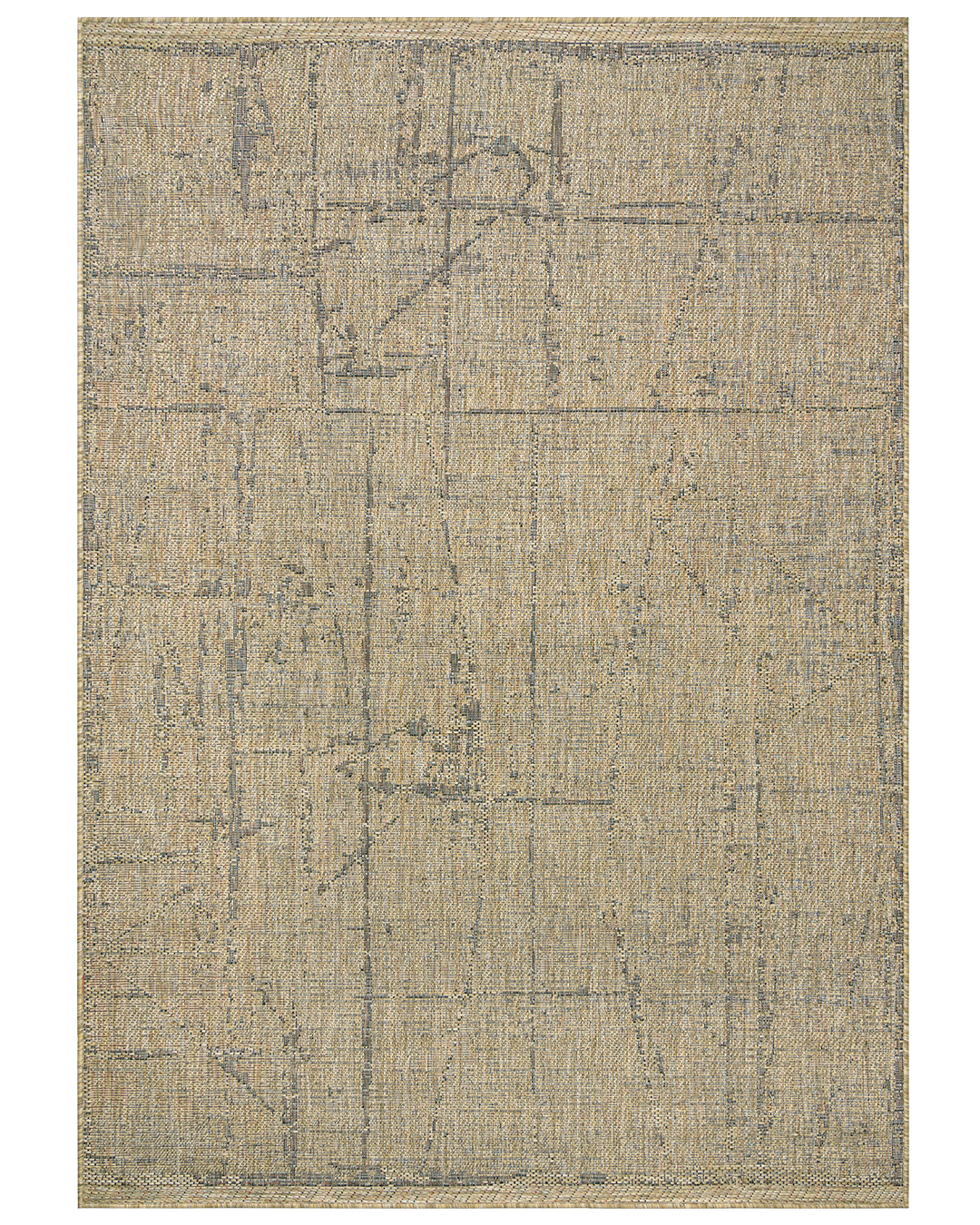 Tappeto da esterno / interno, astratto - Pinto Talud - beige, marrone, geometrico