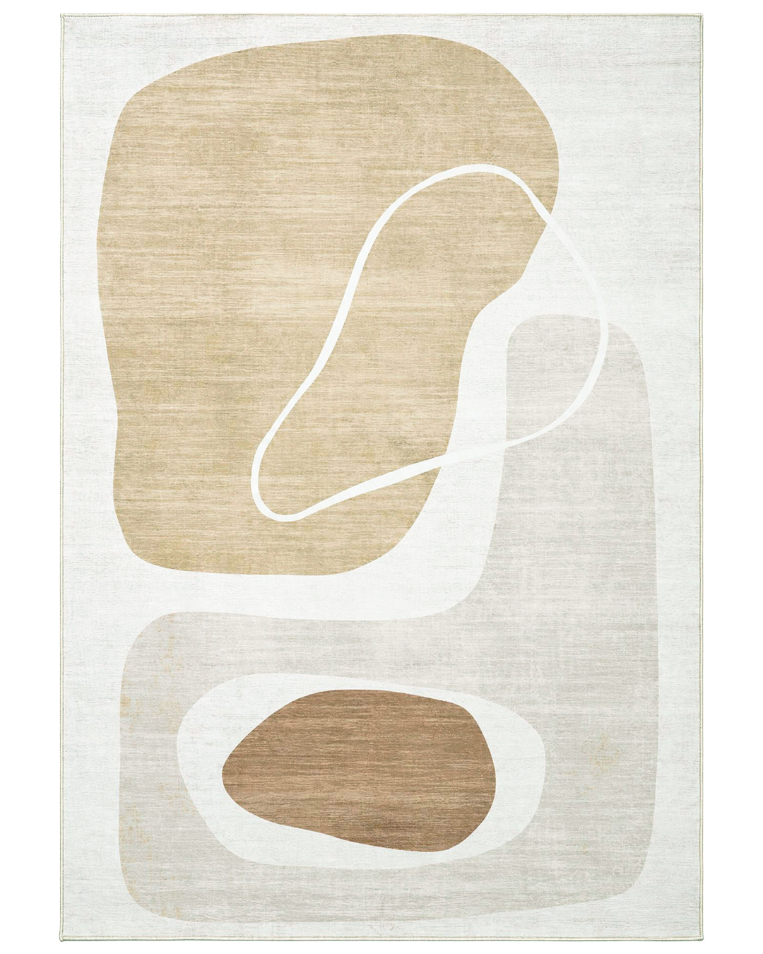 Tappeto geometrico moderno - Vera Gris - beige, marrone, crema